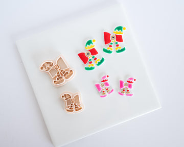 Elf Ribbon - Bow Christmas Clay Cutter