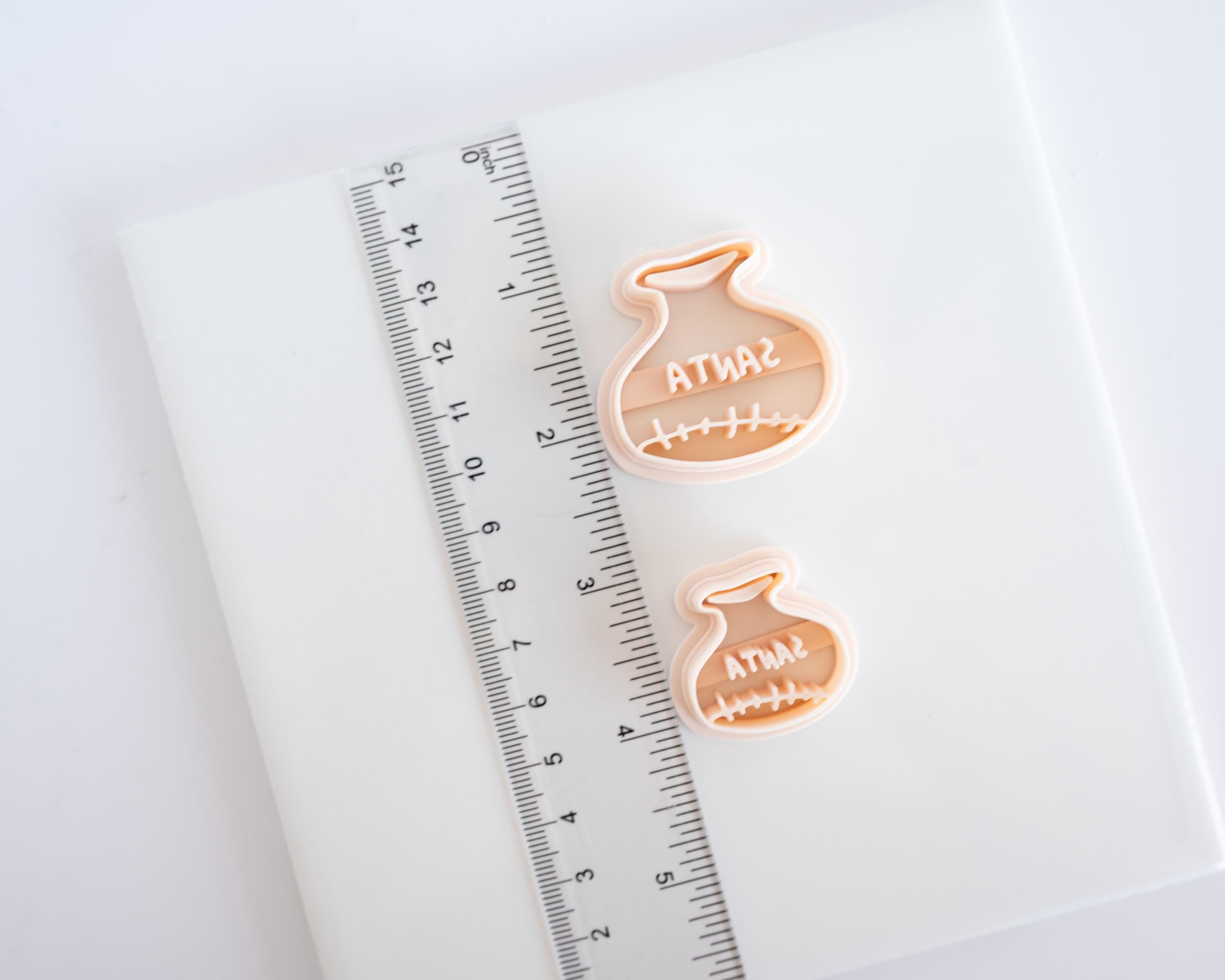 Santa Bag - Christmas Clay Cutter