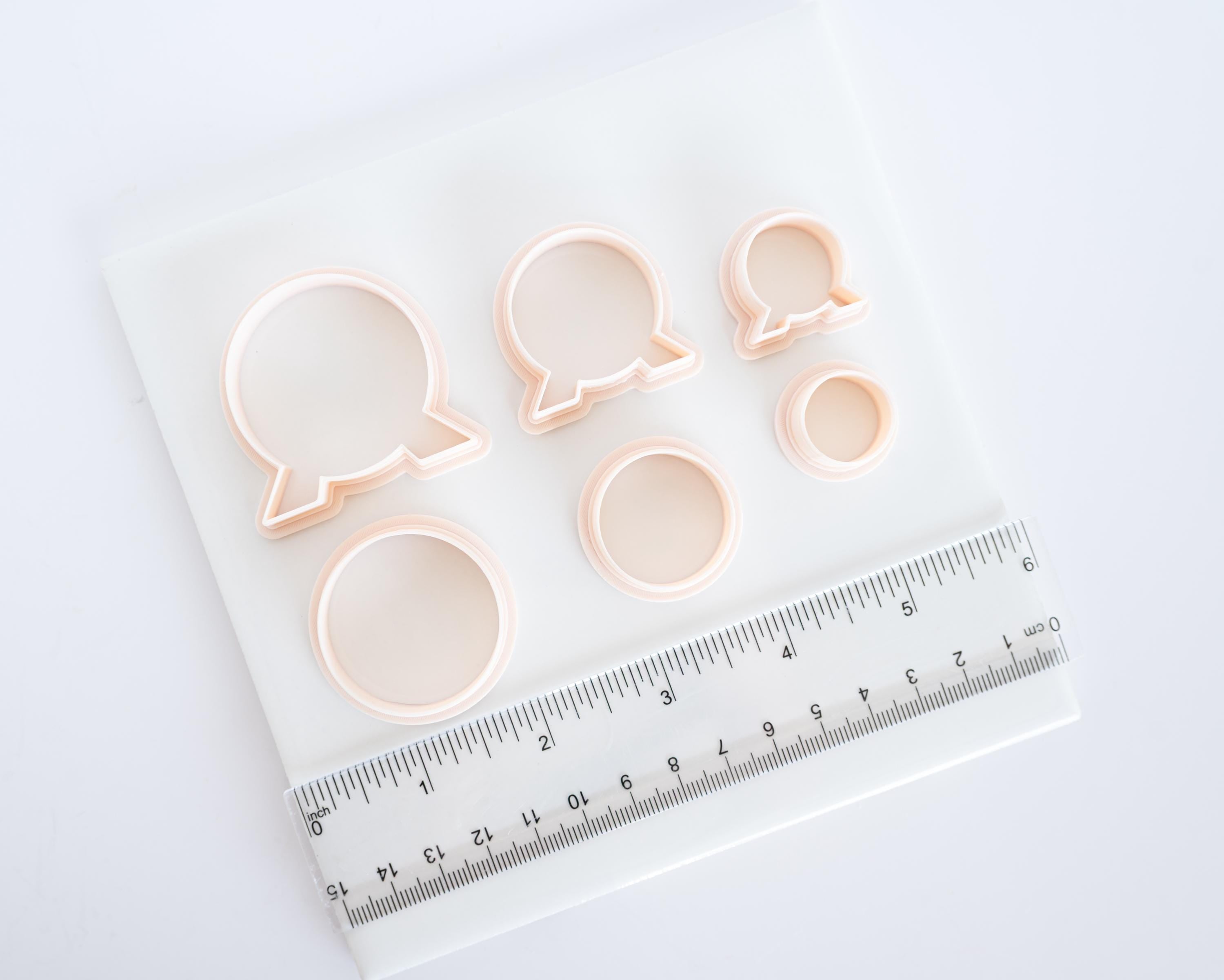 Space Ball - 2 Piece Clay Cutter Set