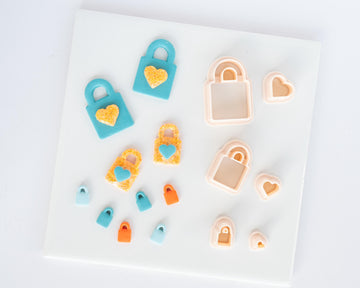 Lock with Heart - Showgirl Collection - 2 Piece Set