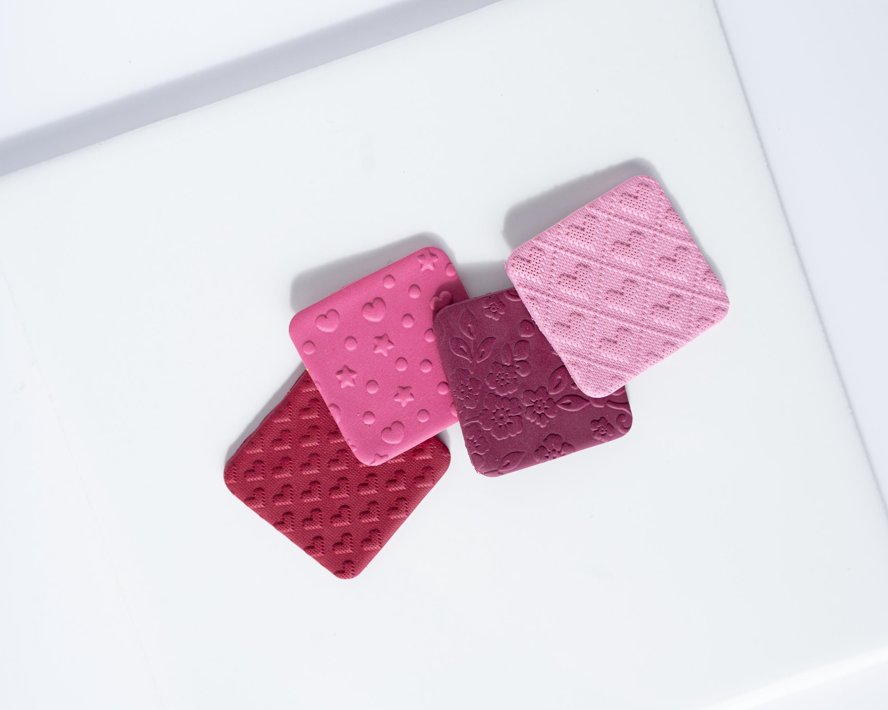 Diamond Knitted Hearts Roller - Valentine's Day Resin Texture Roller