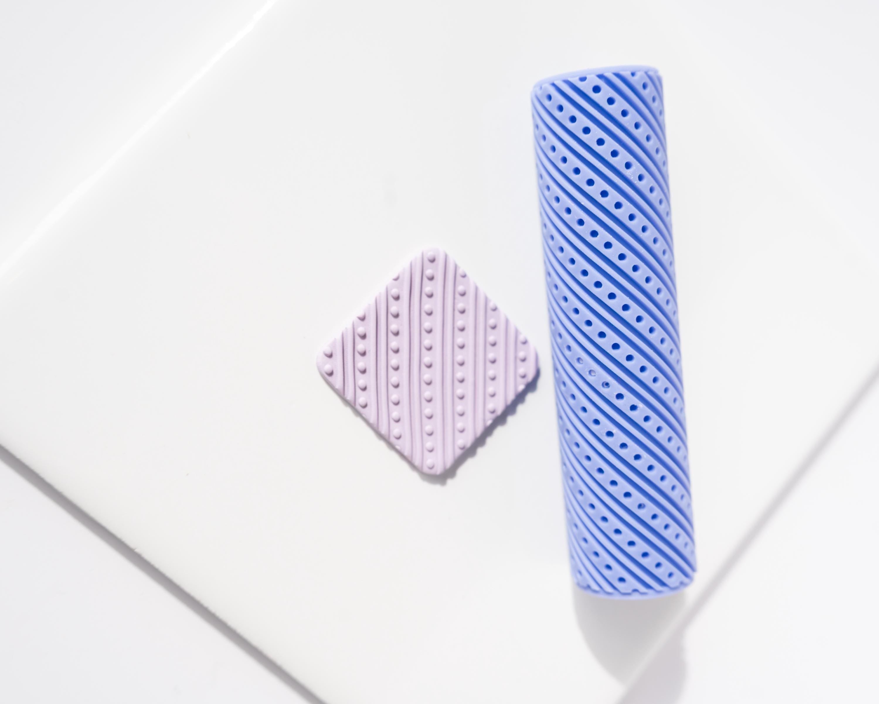 Line and Dot Roller - Resin Texture Roller