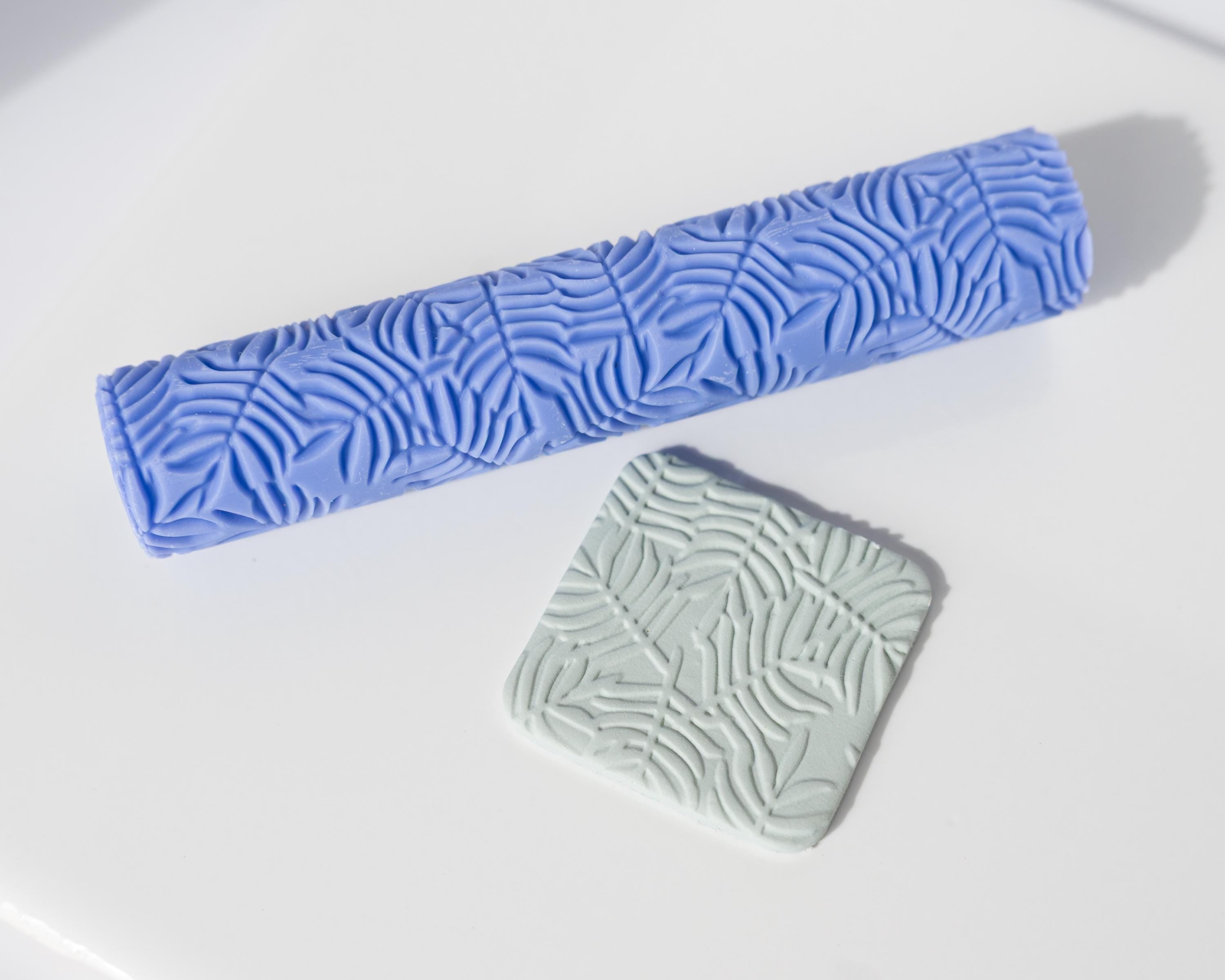 Tropical Fern Leaves Roller - Plant Resin Texture Roller