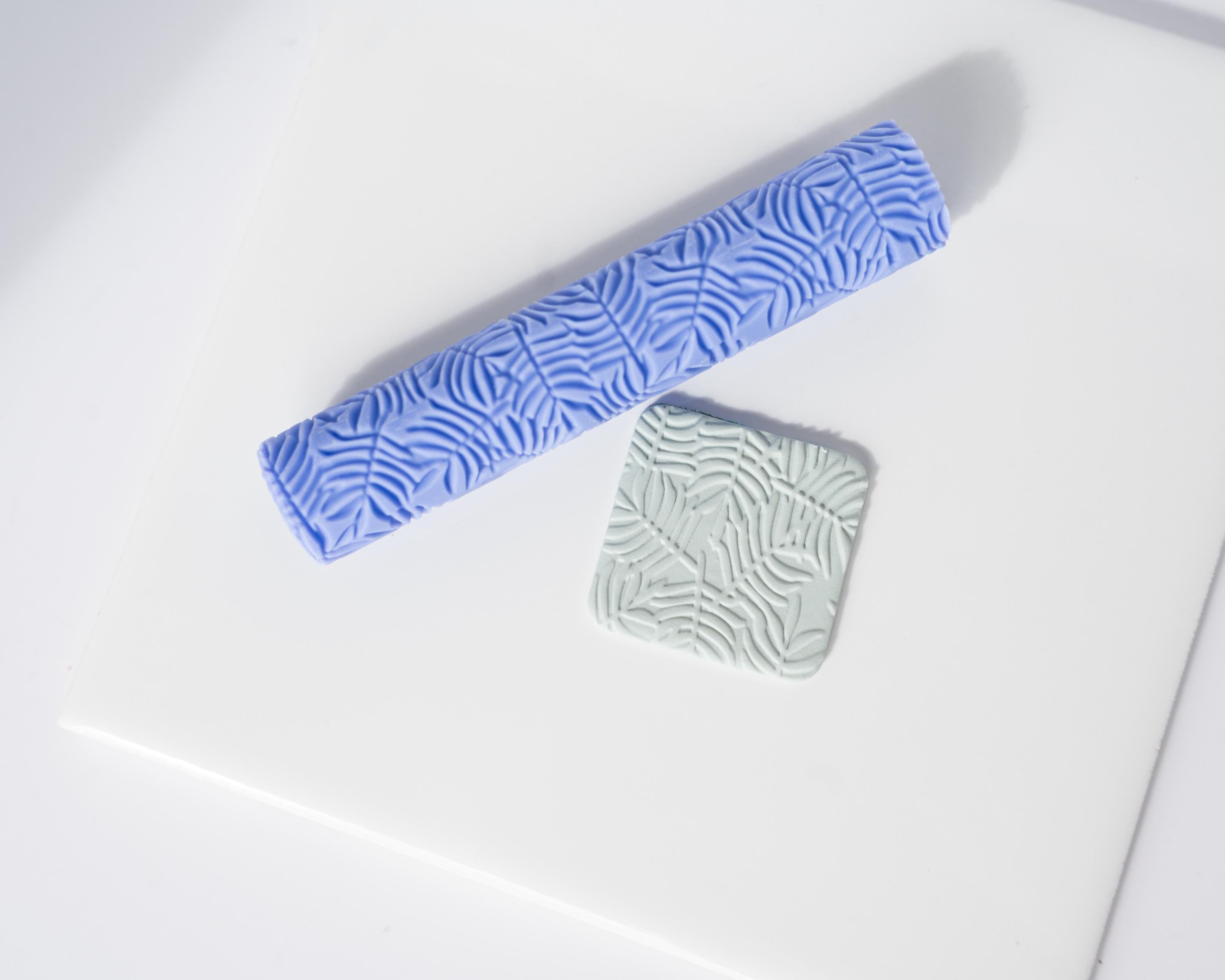 Tropical Fern Leaves Roller - Plant Resin Texture Roller