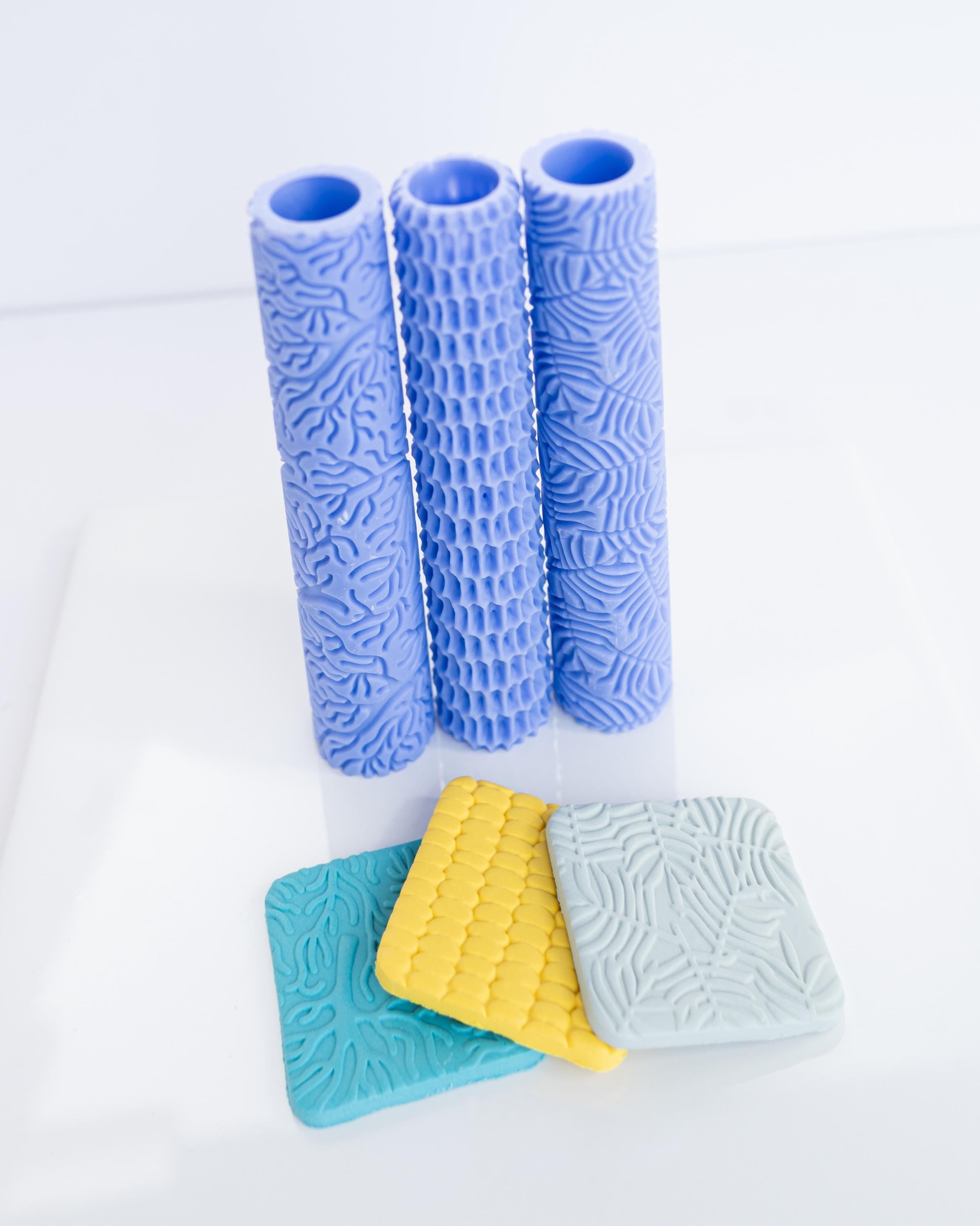 Tropical Fern Leaves Roller - Plant Resin Texture Roller