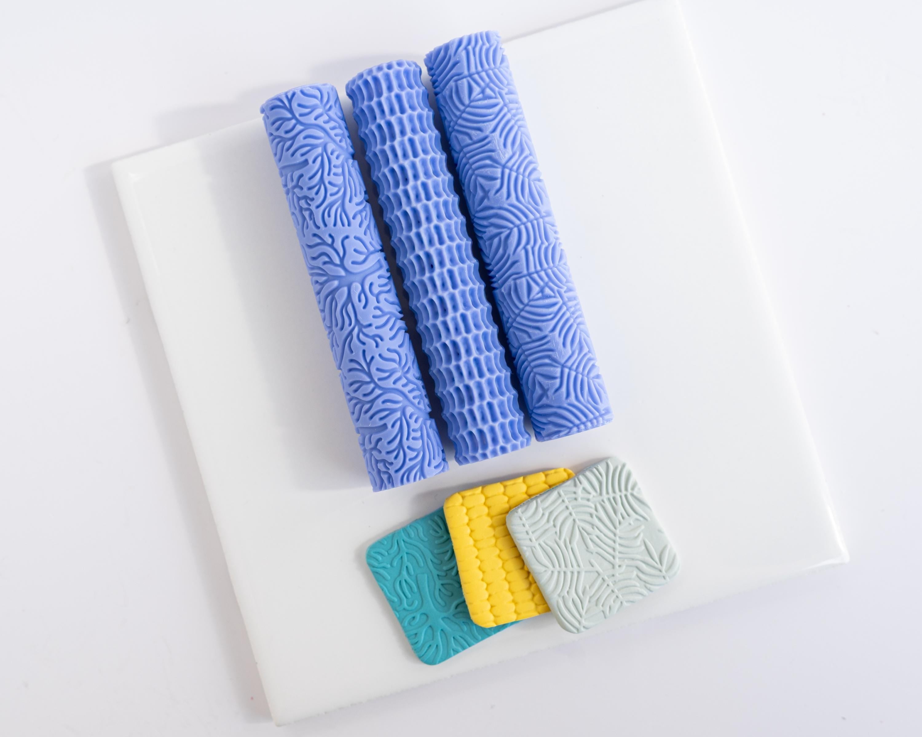 Tropical Fern Leaves Roller - Plant Resin Texture Roller