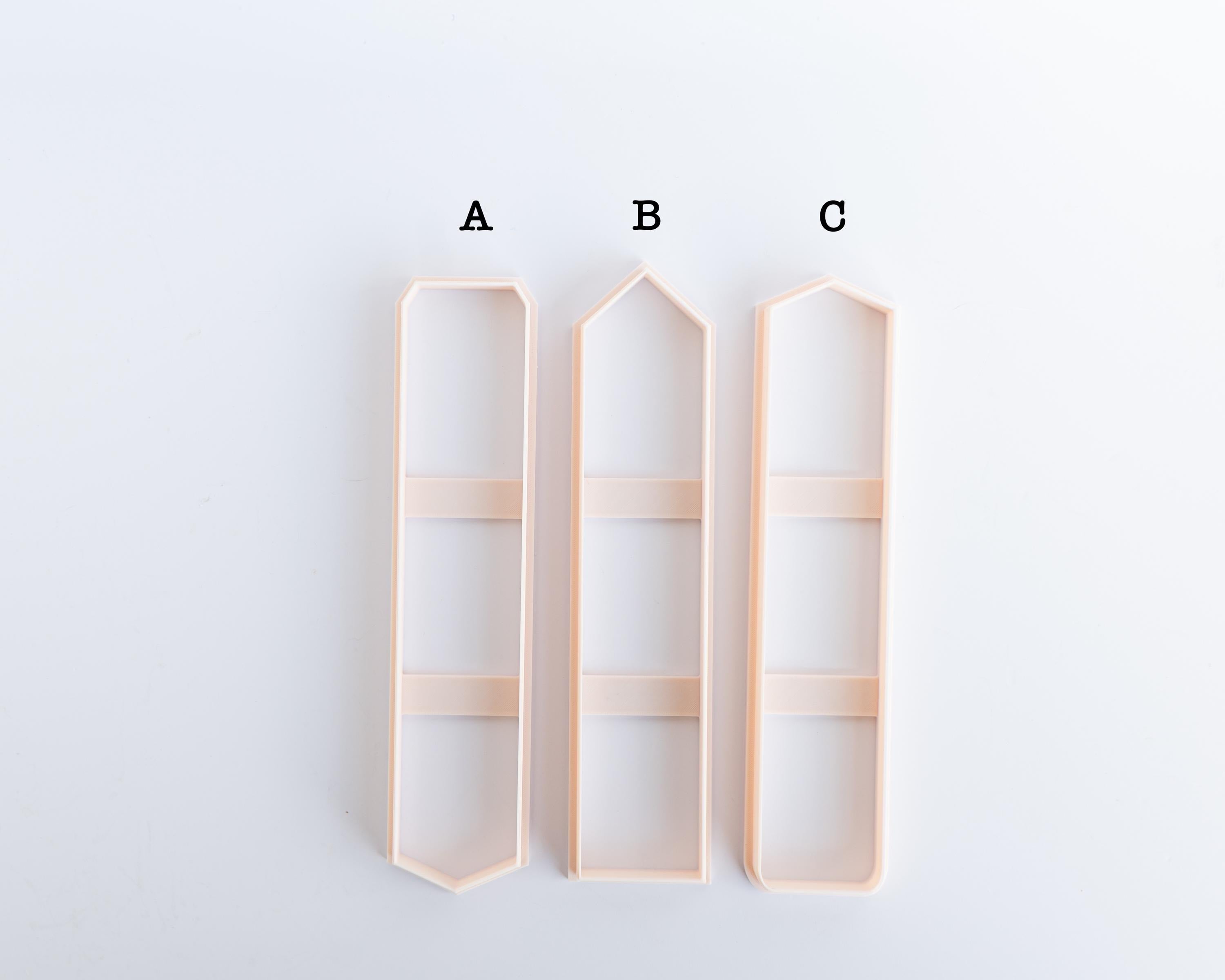 Bookmarks - Long Book mark Clay Cutters for Bookish Fans