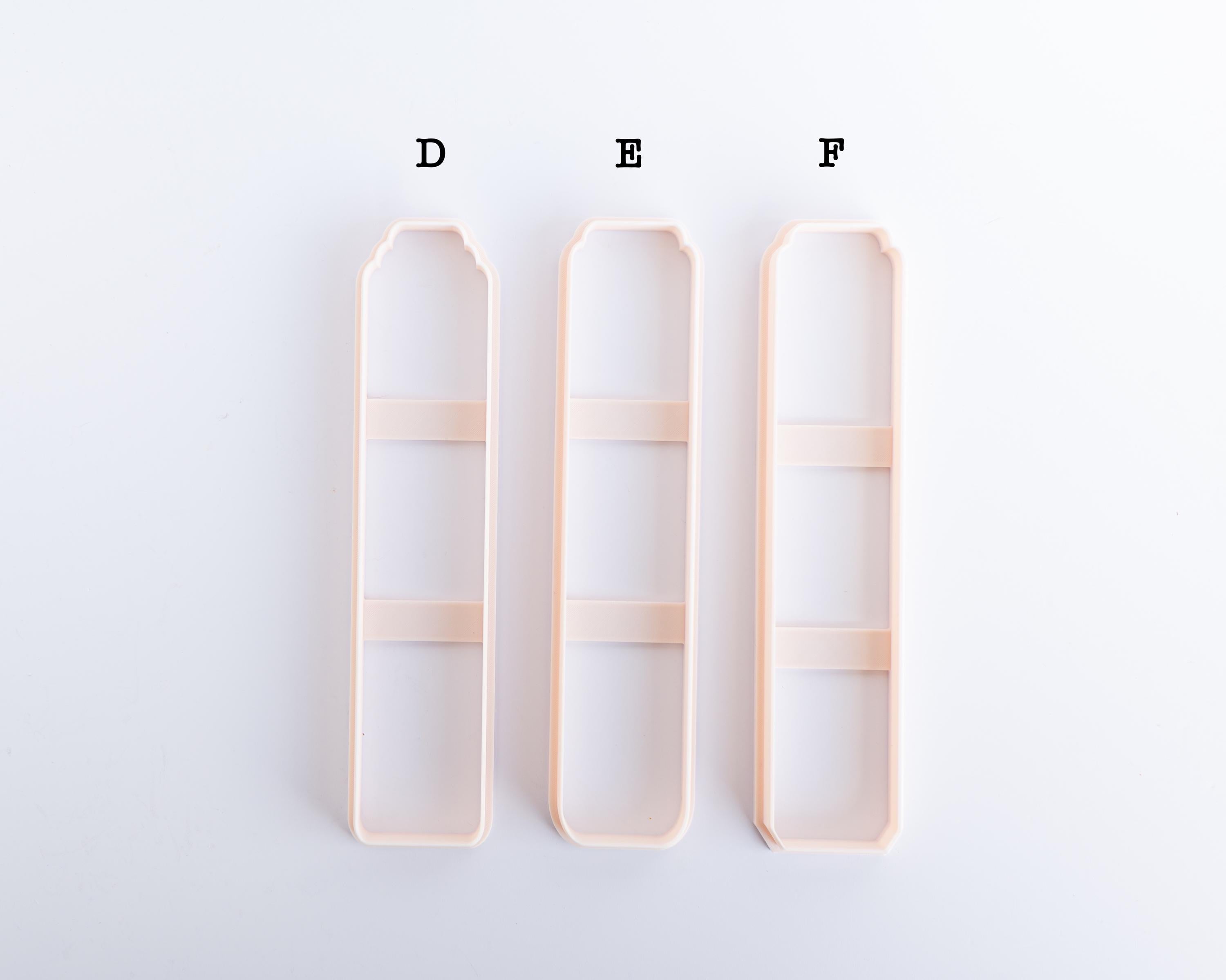 Bookmarks - Long Book mark Clay Cutters for Bookish Fans