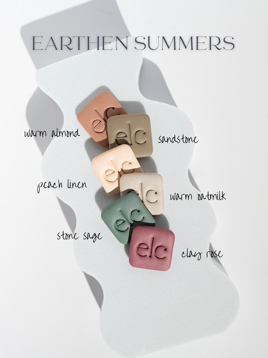 Earthen Summers - Clay Color Recipe Palette for Souffle