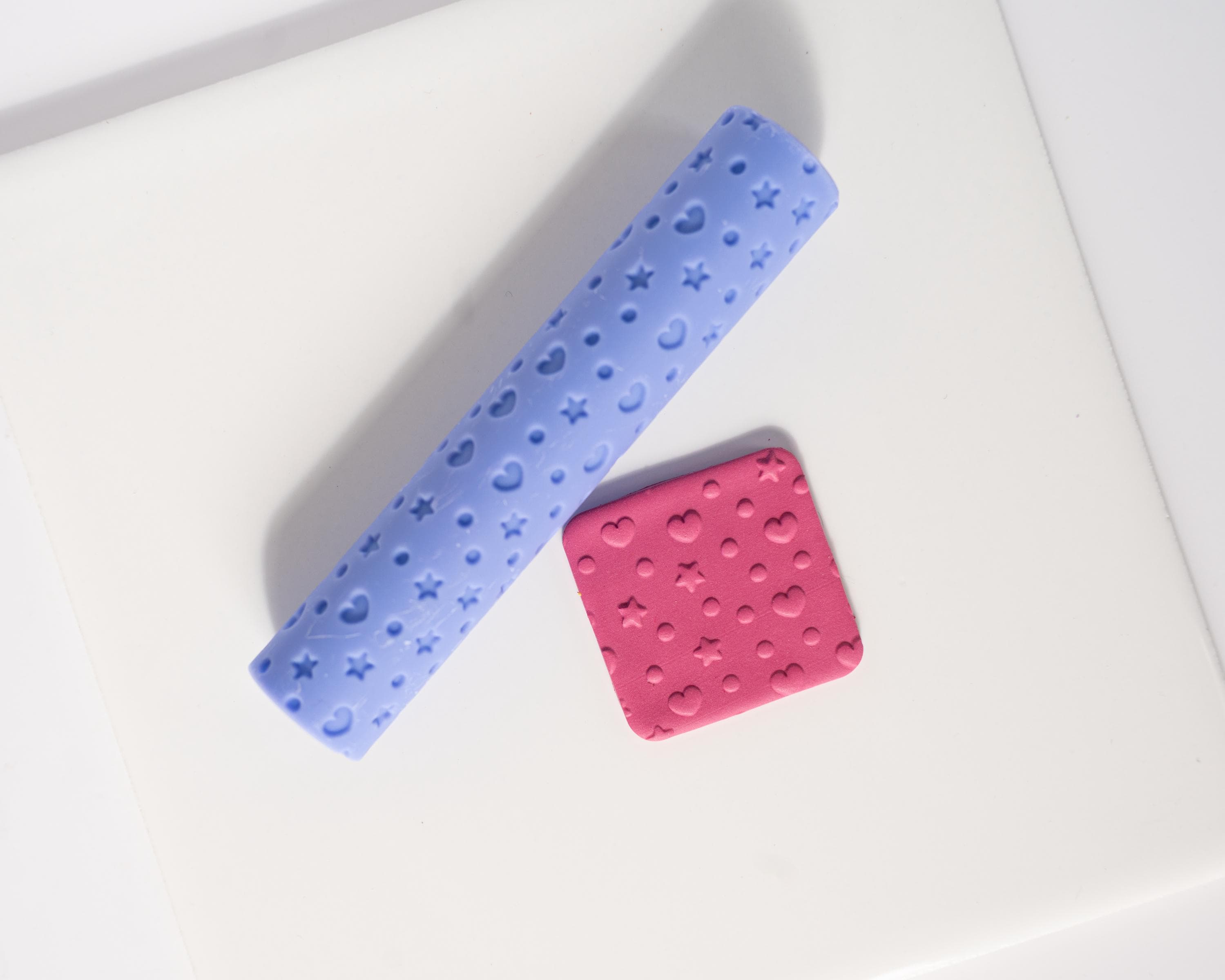 Hearts and Stars Roller - Resin Texture Roller