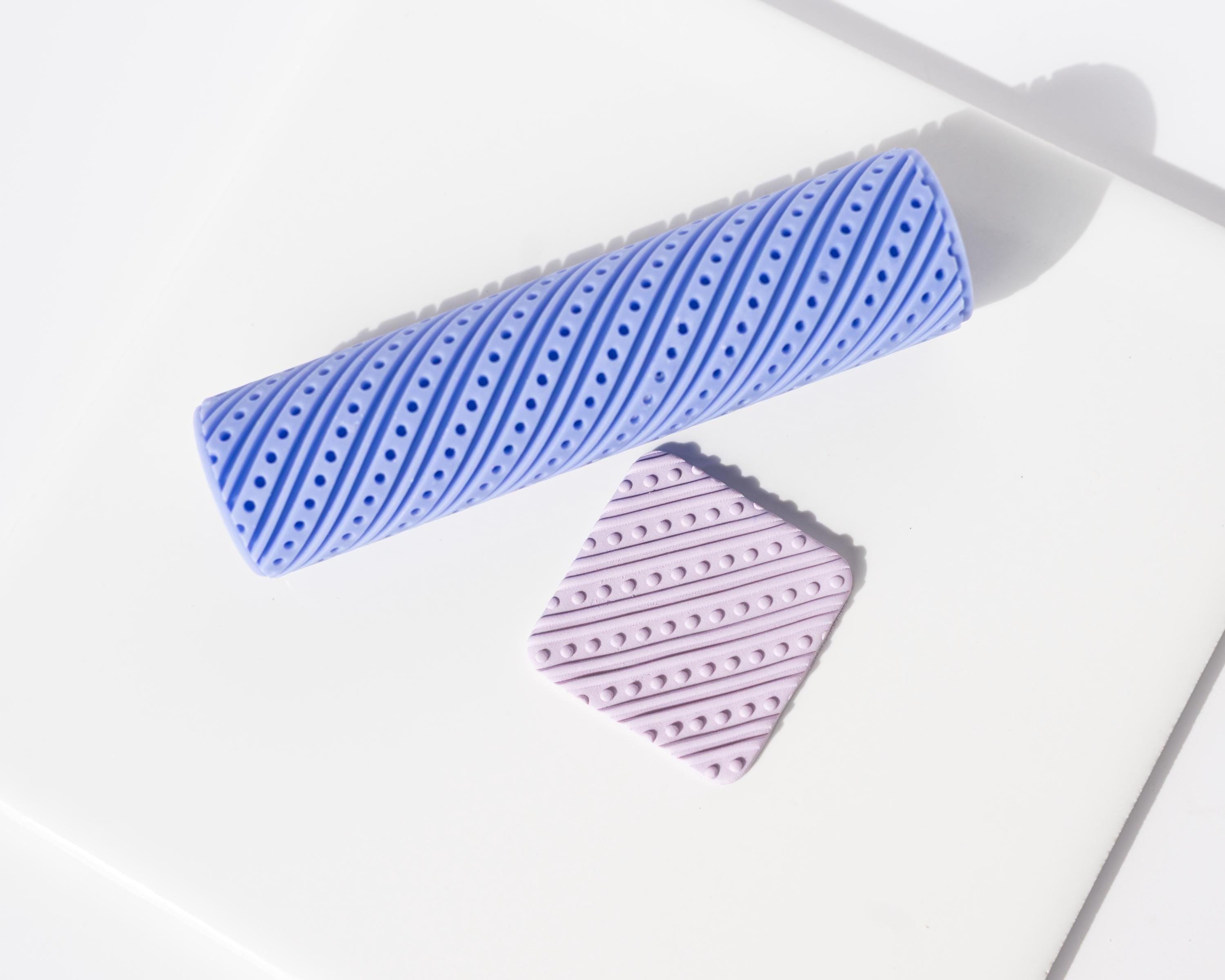 Line and Dot Roller - Resin Texture Roller