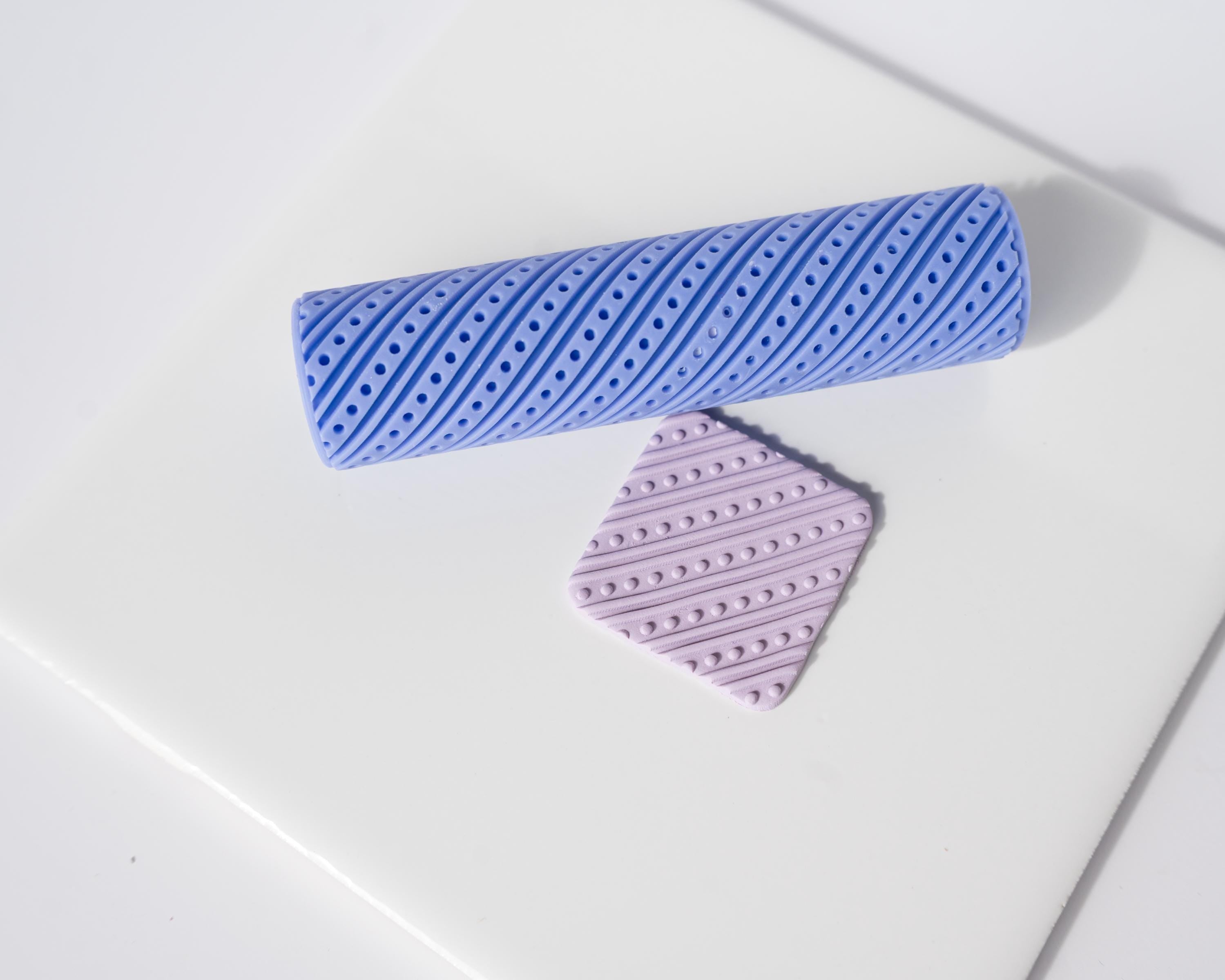 Line and Dot Roller - Resin Texture Roller