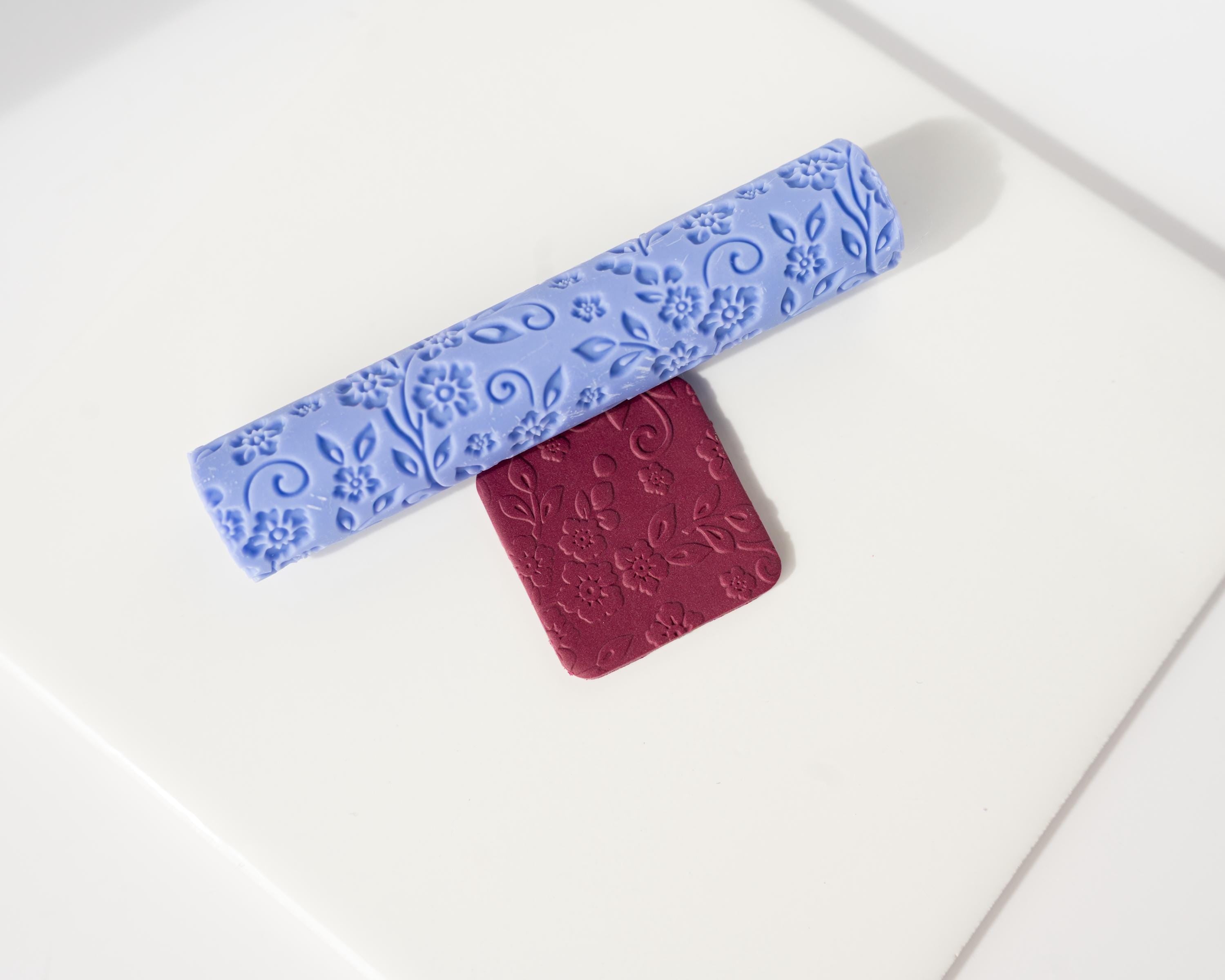 Vintage Valentine's Flowers Roller - Resin Texture Roller