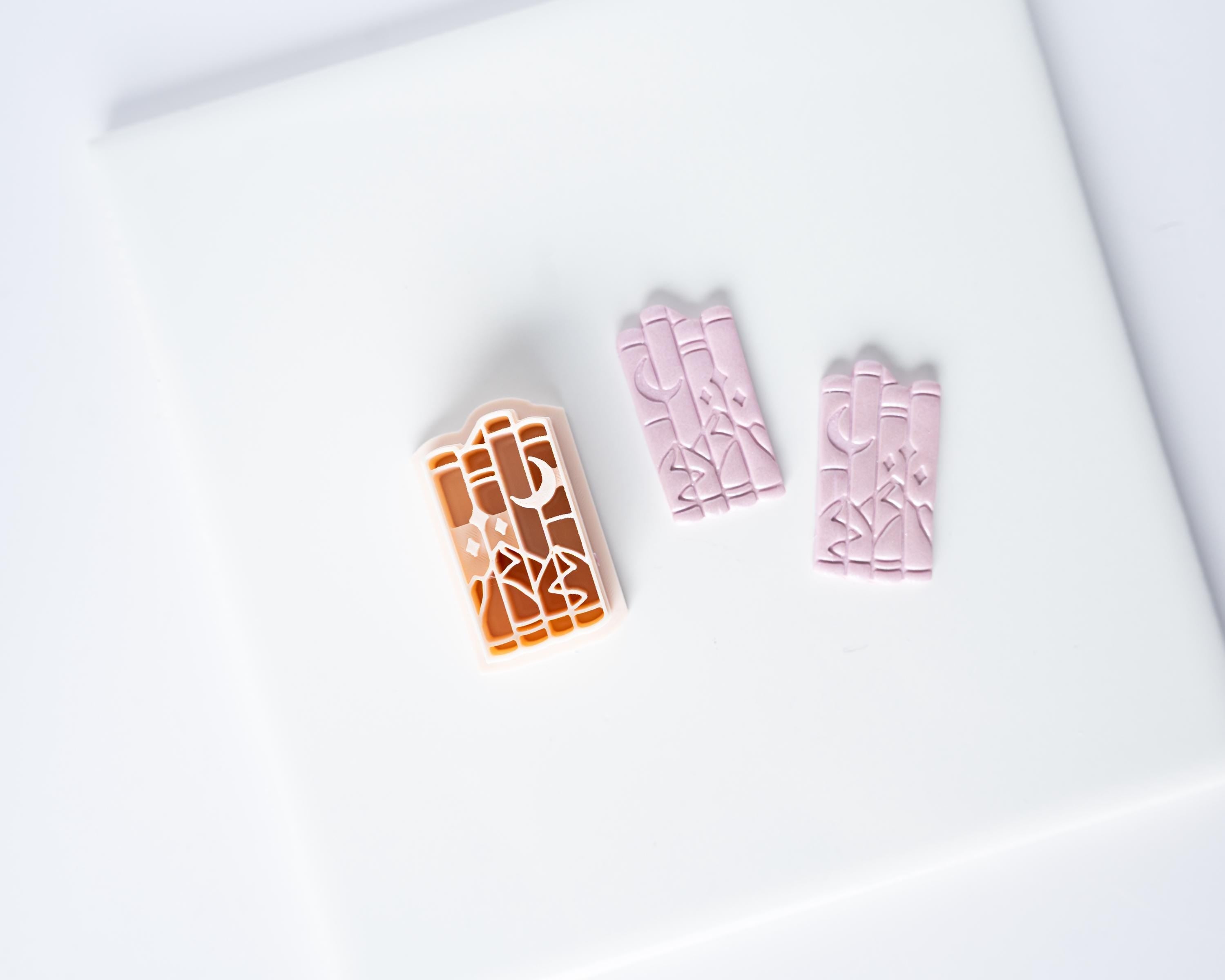 Romantasy Book Stack - Bookish Clay Cutters