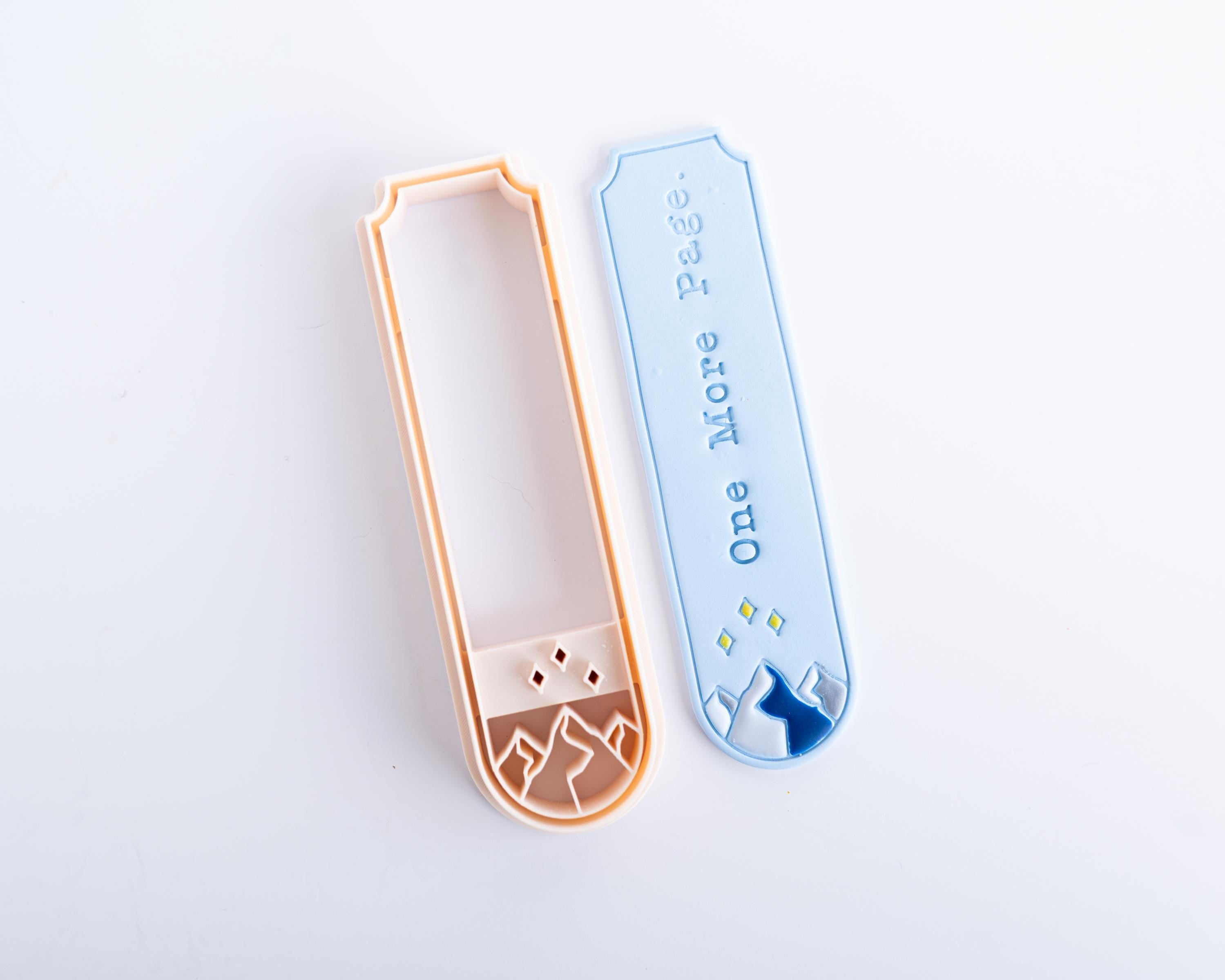 Romantasy Mountain Bookmark - Bookish Clay Cutters