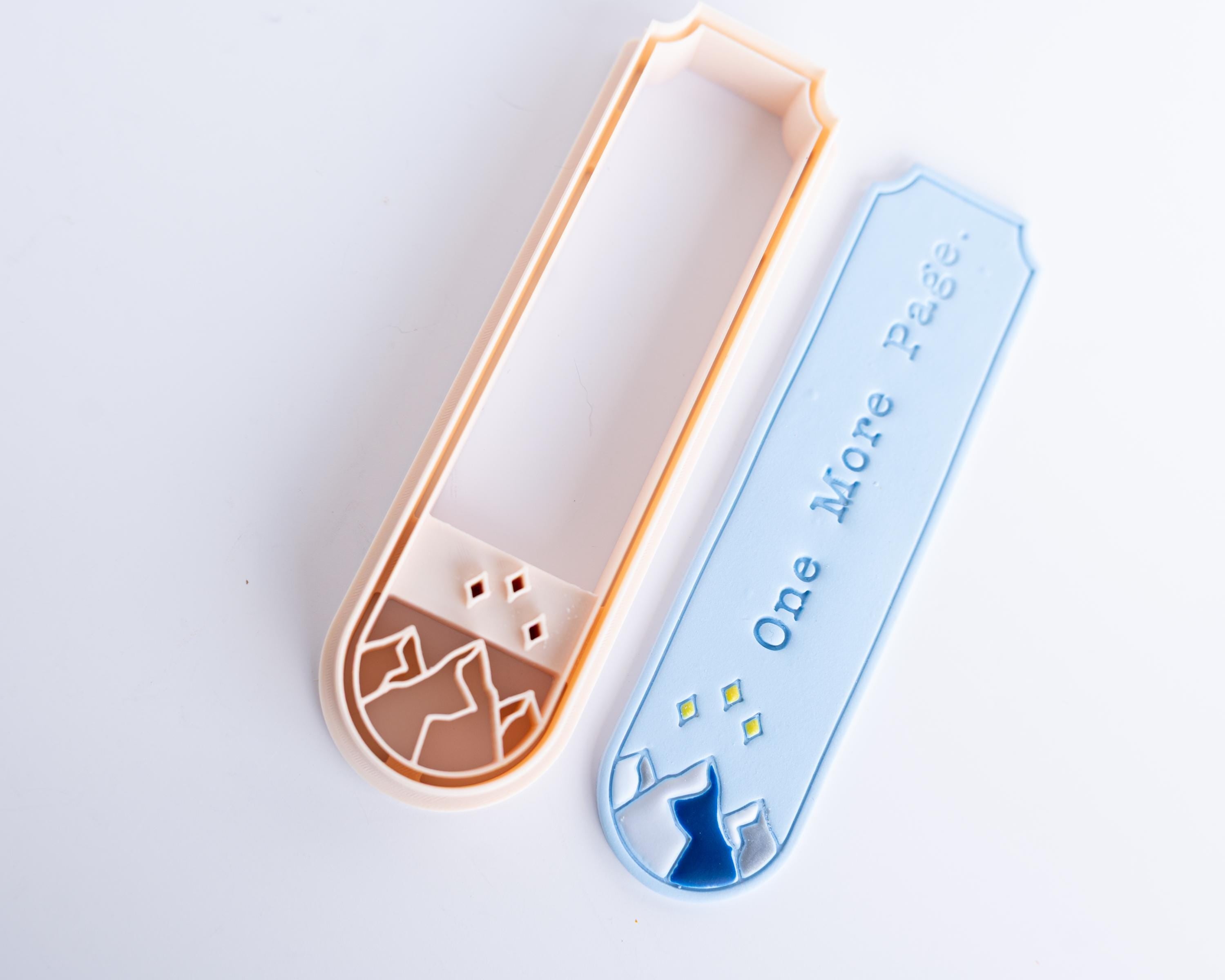 Romantasy Mountain Bookmark - Bookish Clay Cutters