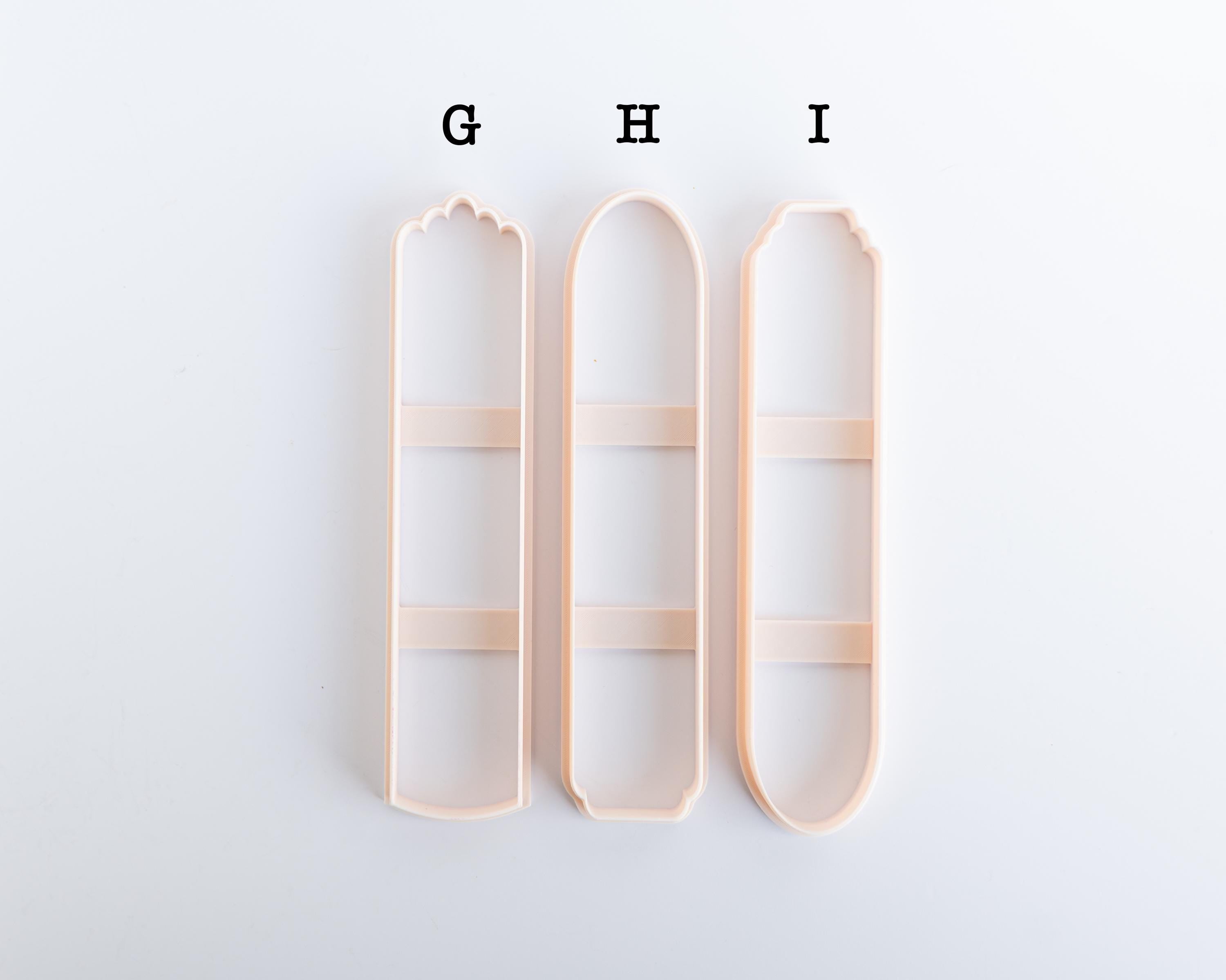 Bookmarks - Long Book mark Clay Cutters for Bookish Fans