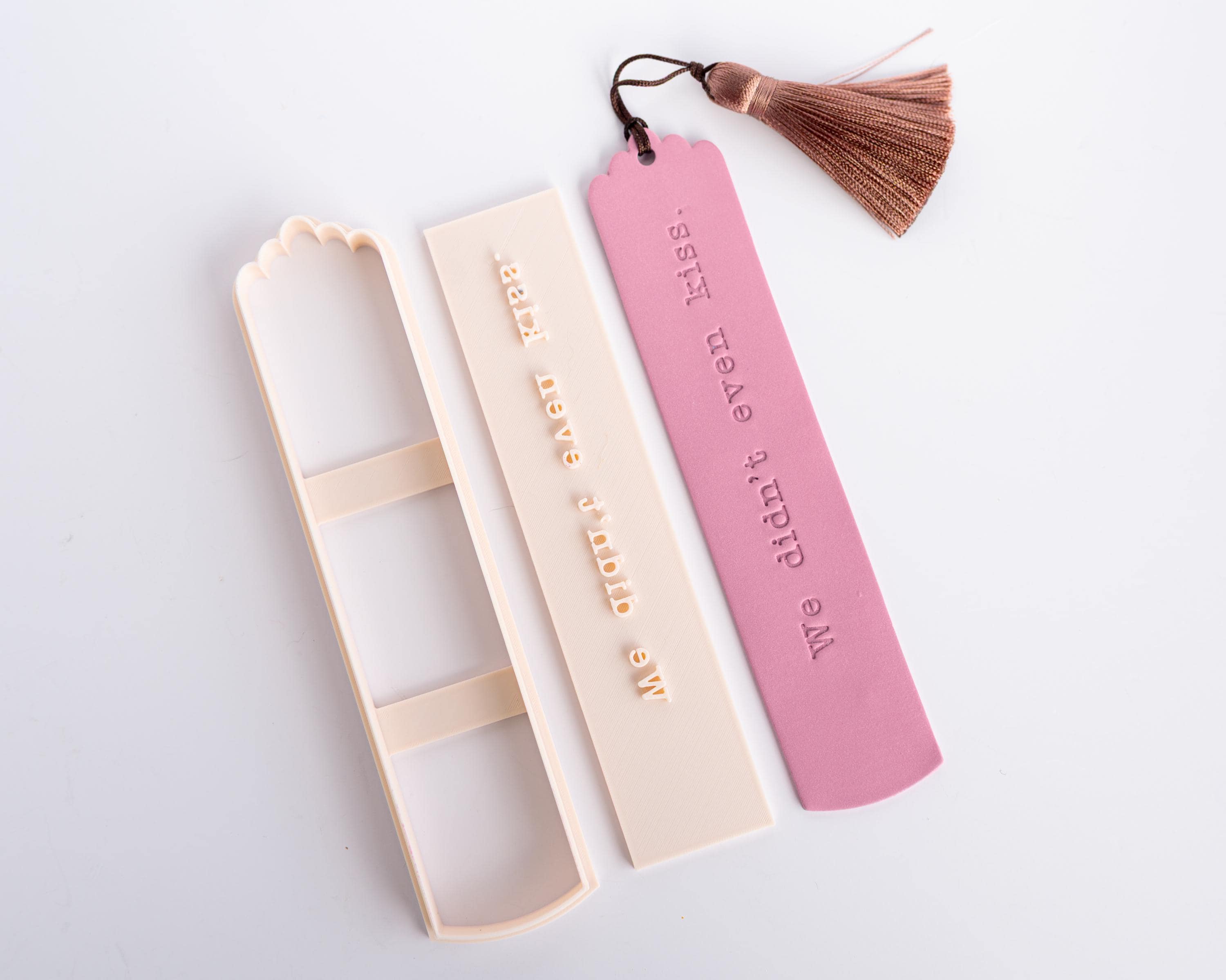 Bookmarks - Long Book mark Clay Cutters for Bookish Fans