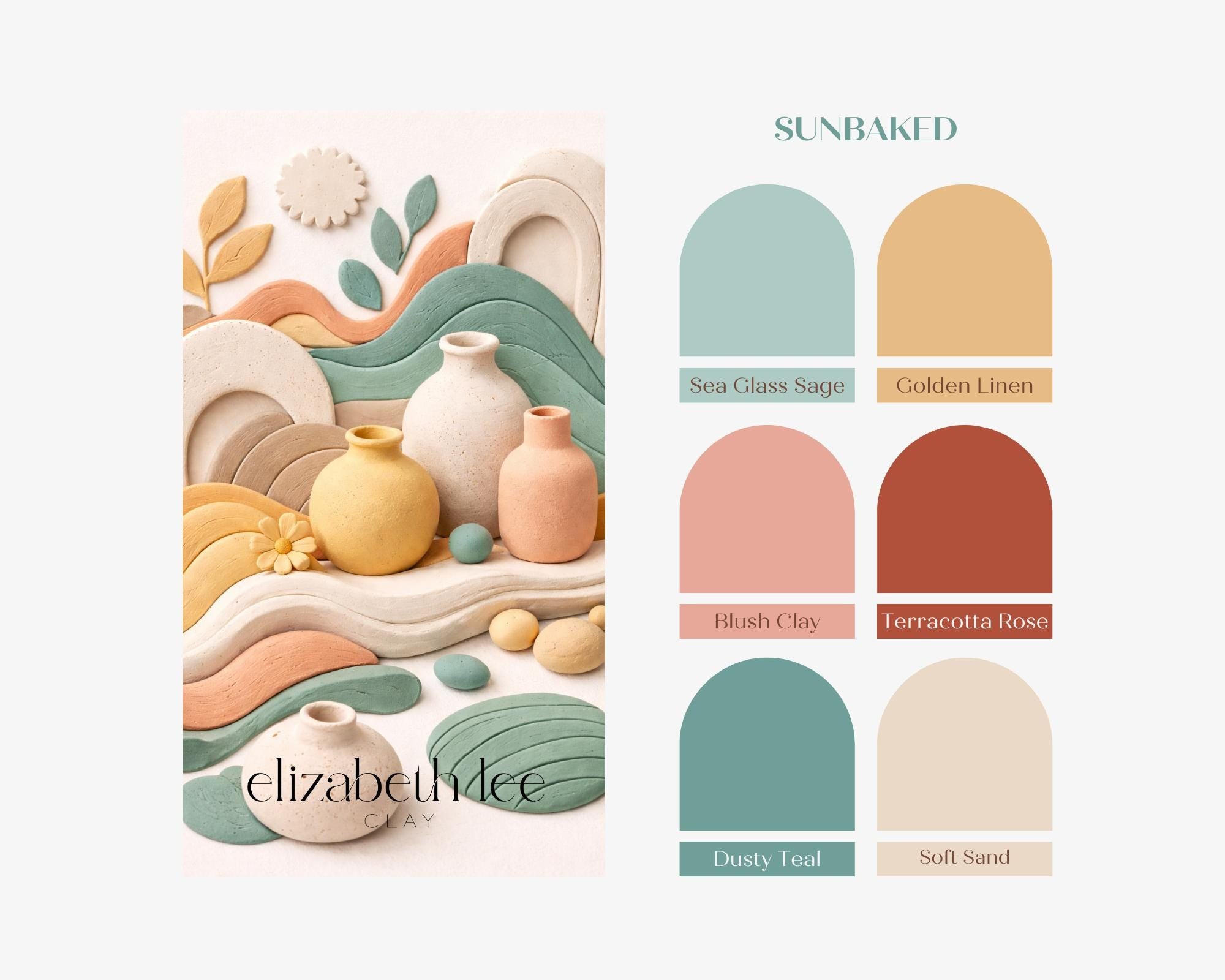 Sunbaked - Clay Color Recipe Palette for Souffle