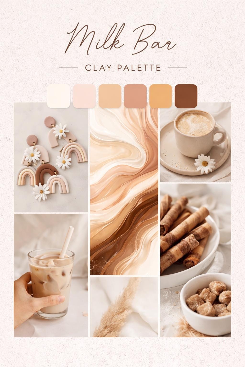 Milk Bar - Clay Color Recipe Palette for Souffle