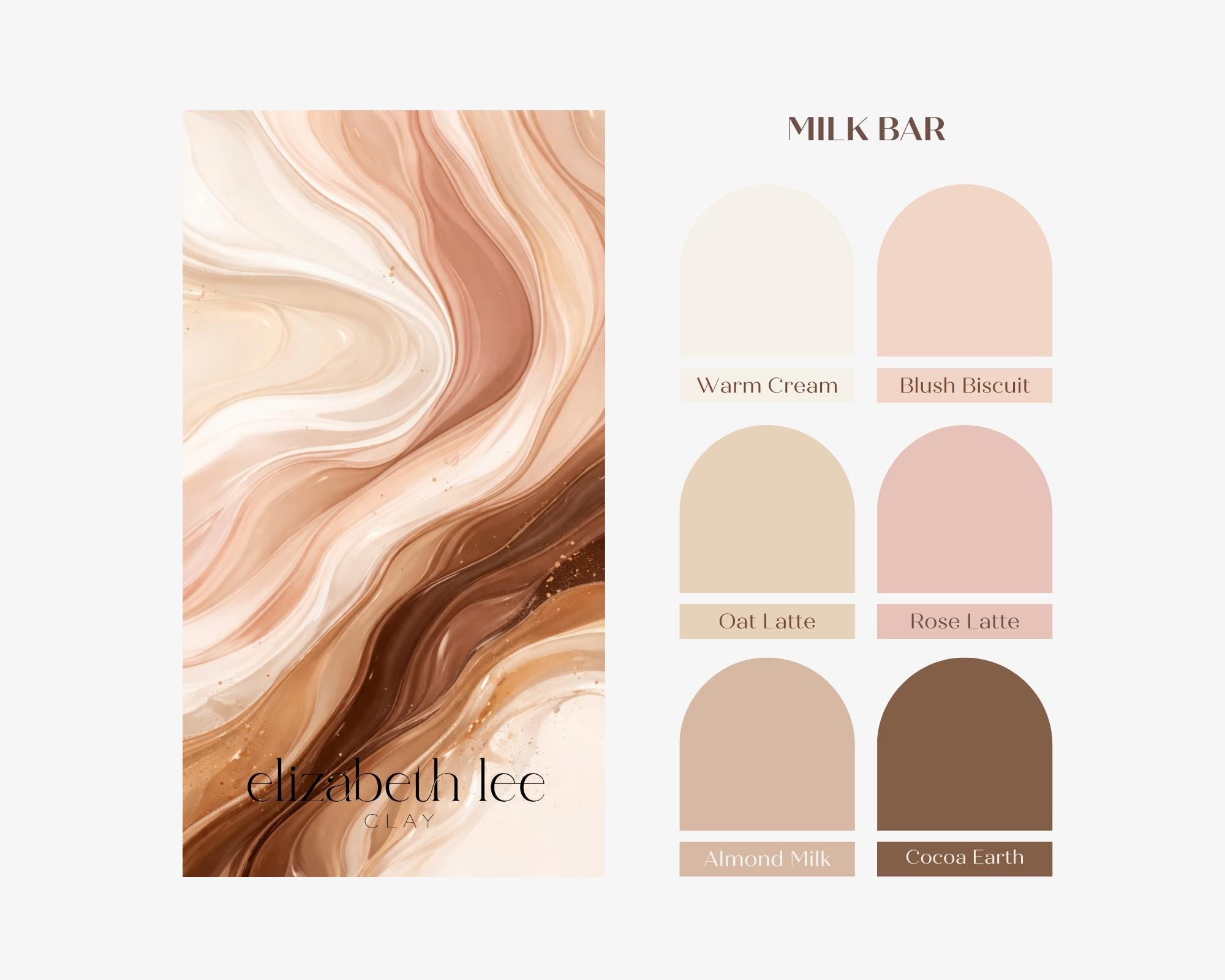 Milk Bar - Clay Color Recipe Palette for Souffle