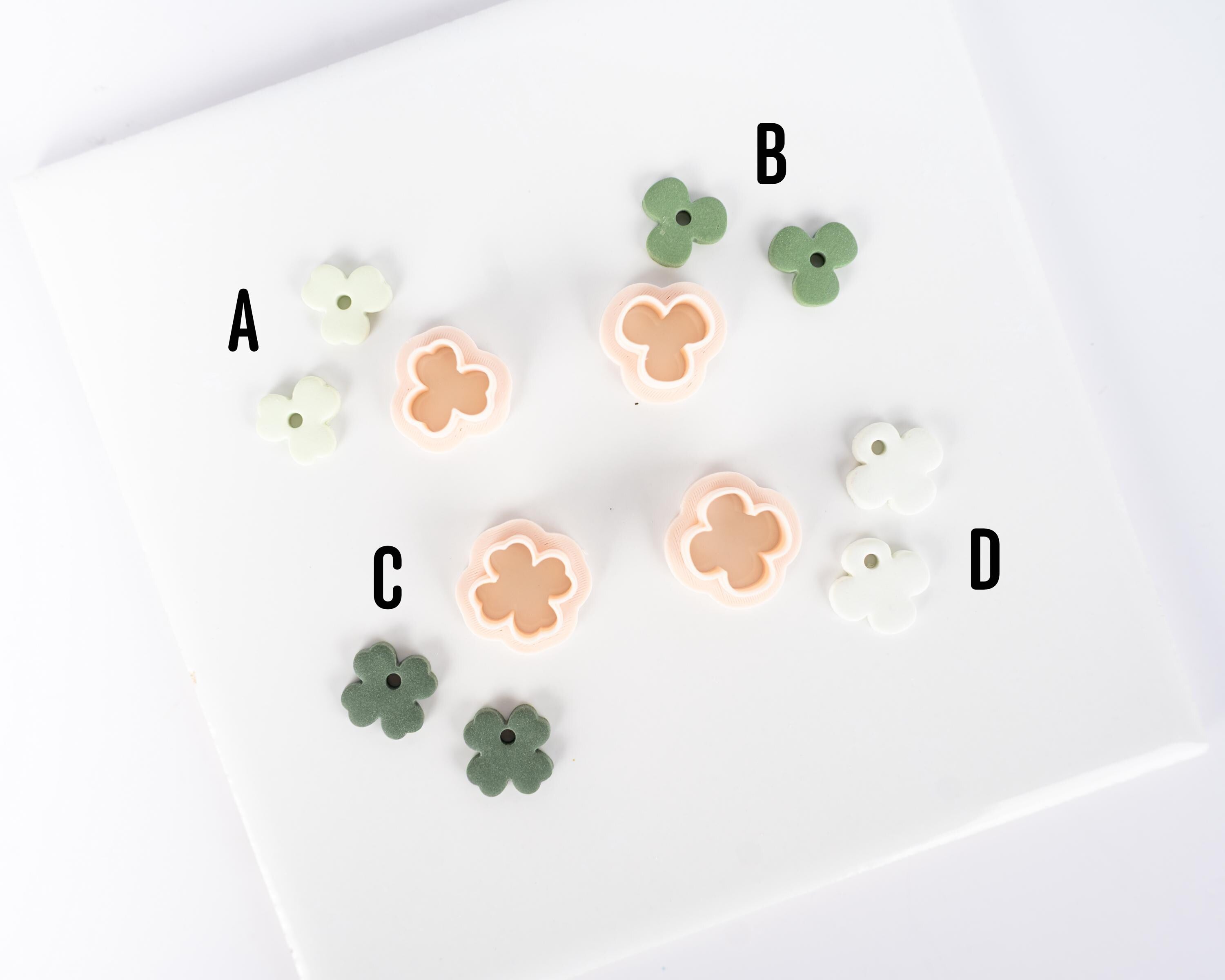 Precious Stones Clovers - Simple