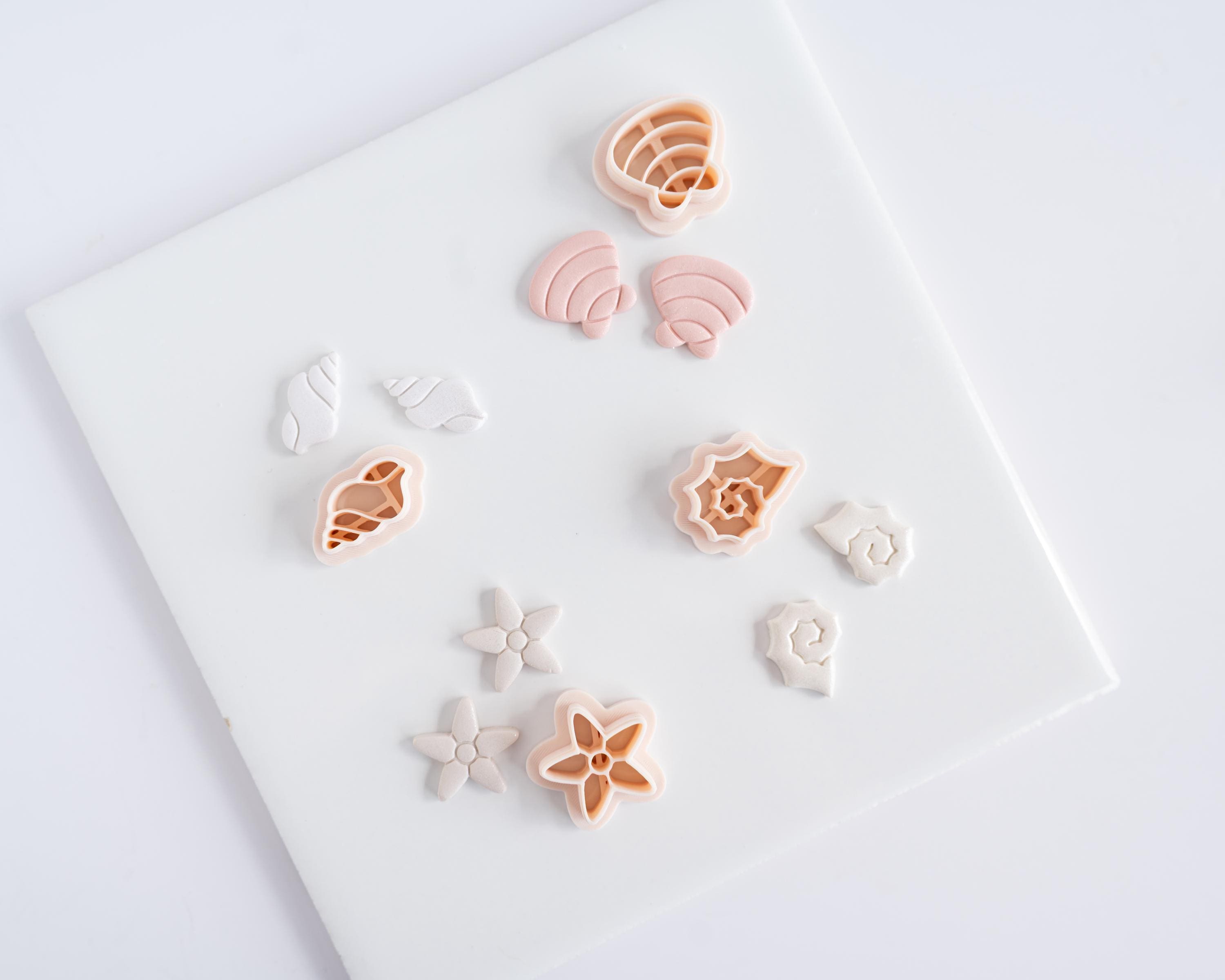 Embossed Shells Set
