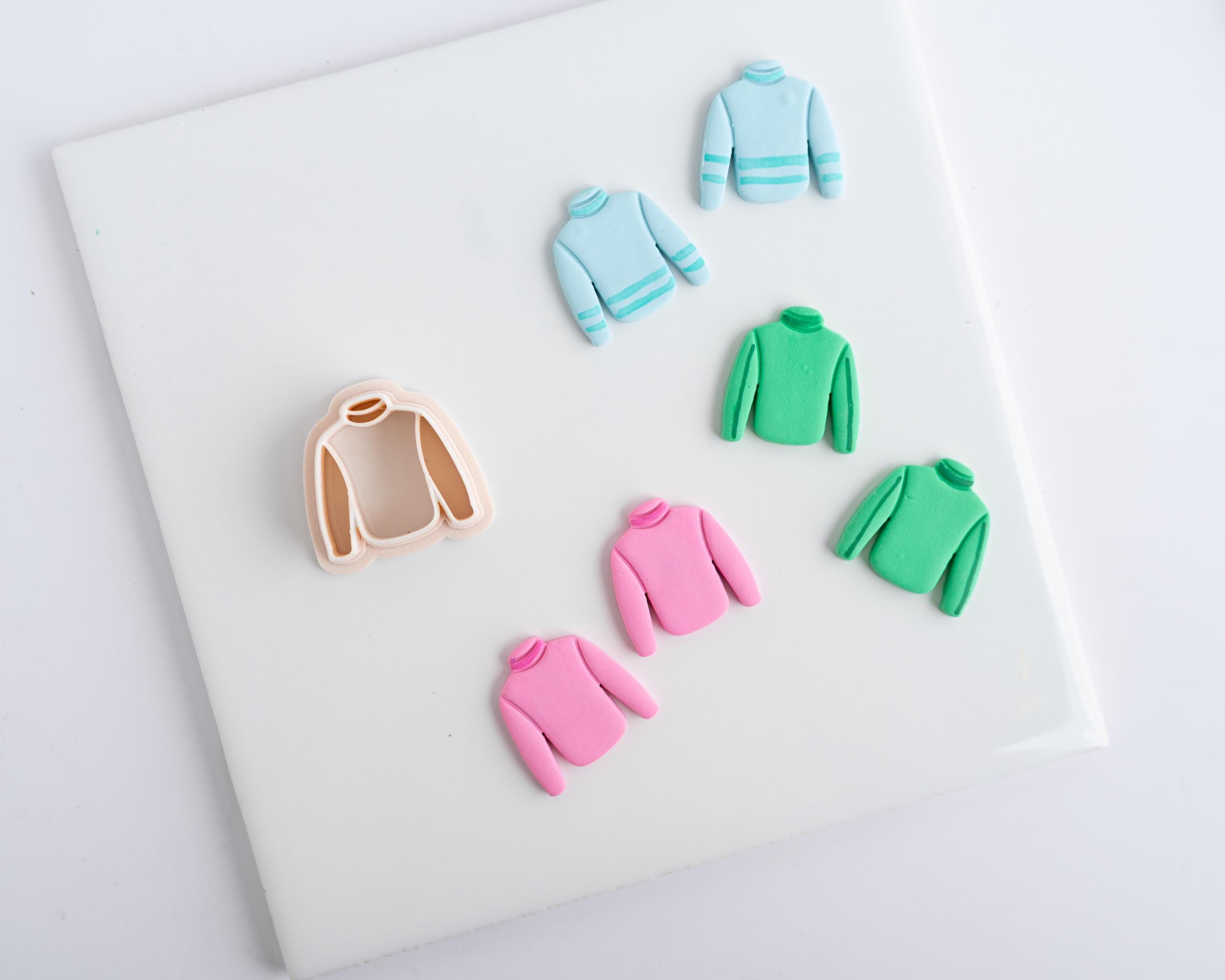 Racing Colors Shirt - Derby Collection - Silks Clay Cutter for Polymer Clay