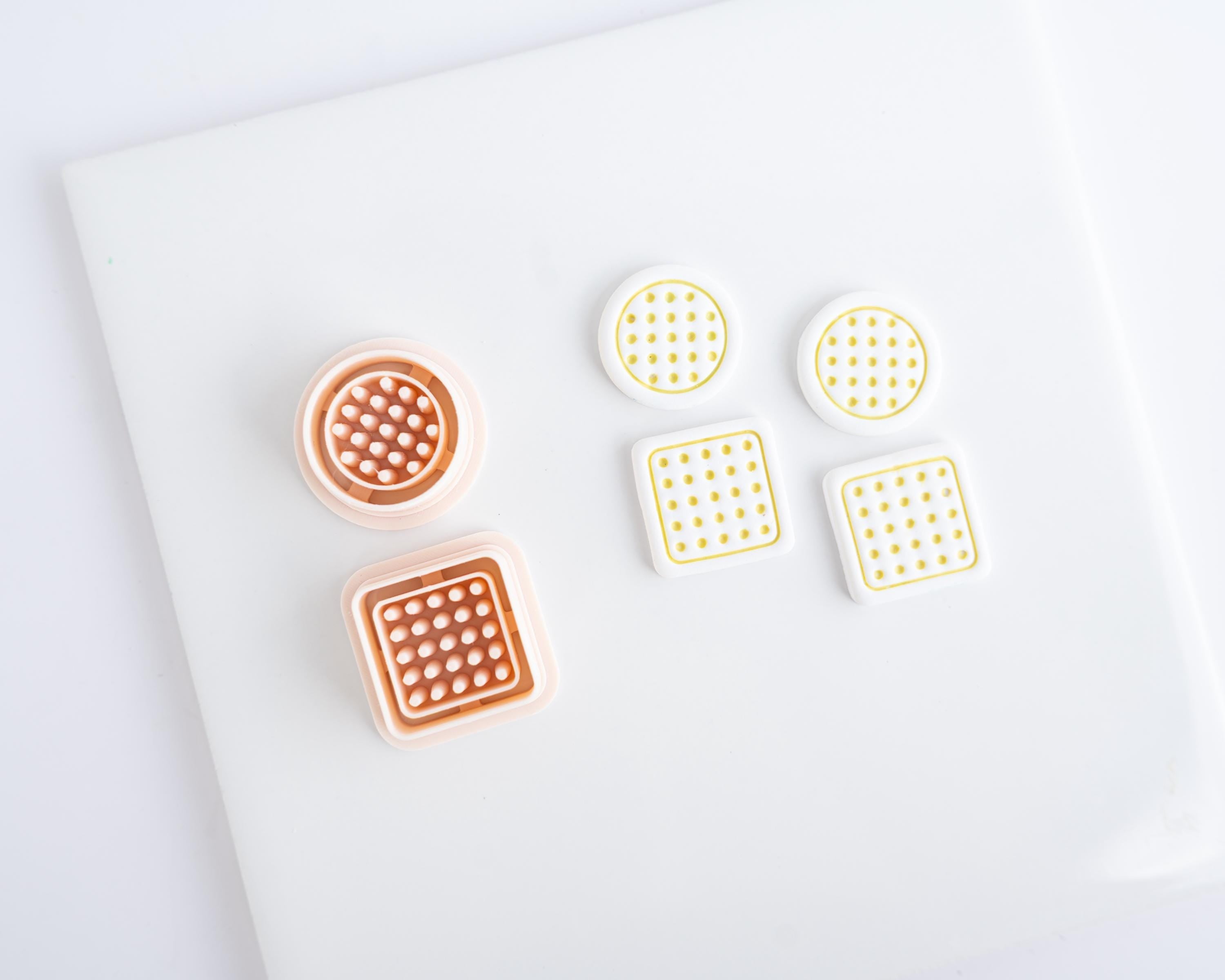 Punchy Dangle: Embossed Polymer Clay Earring Cutter