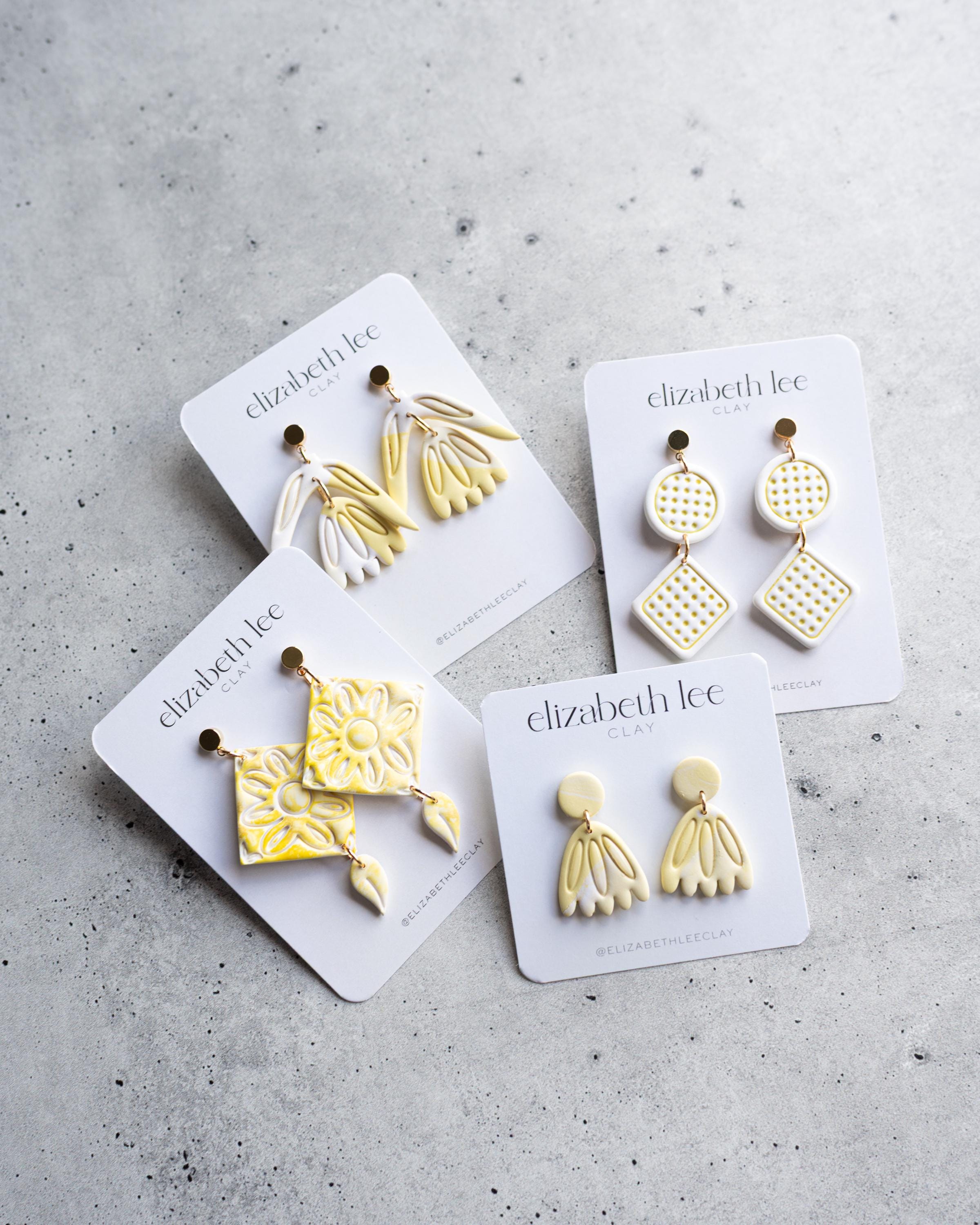 Dropped Petal Dangle: Mix and Match Polymer Clay Earring Cutter
