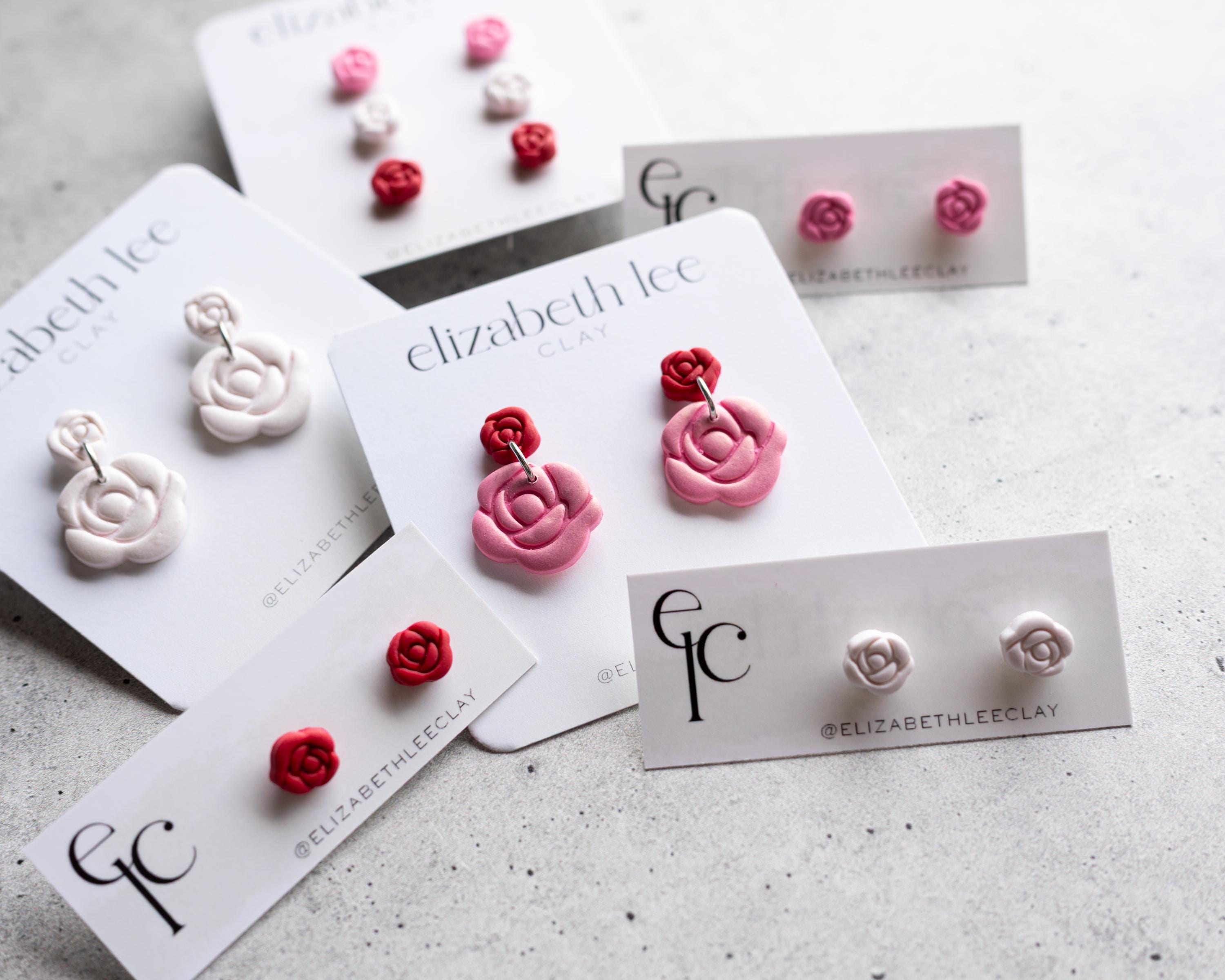 Rose - Derby Collection - Embossed Clay Cutter for Polymer Clay