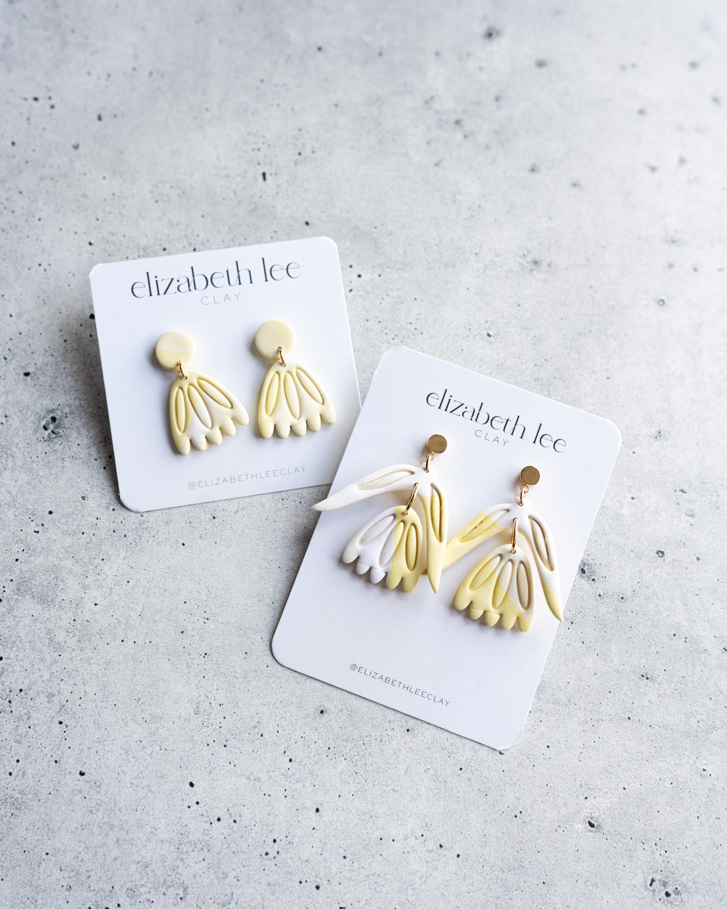Dropped Petal Dangle: Mix and Match Polymer Clay Earring Cutter
