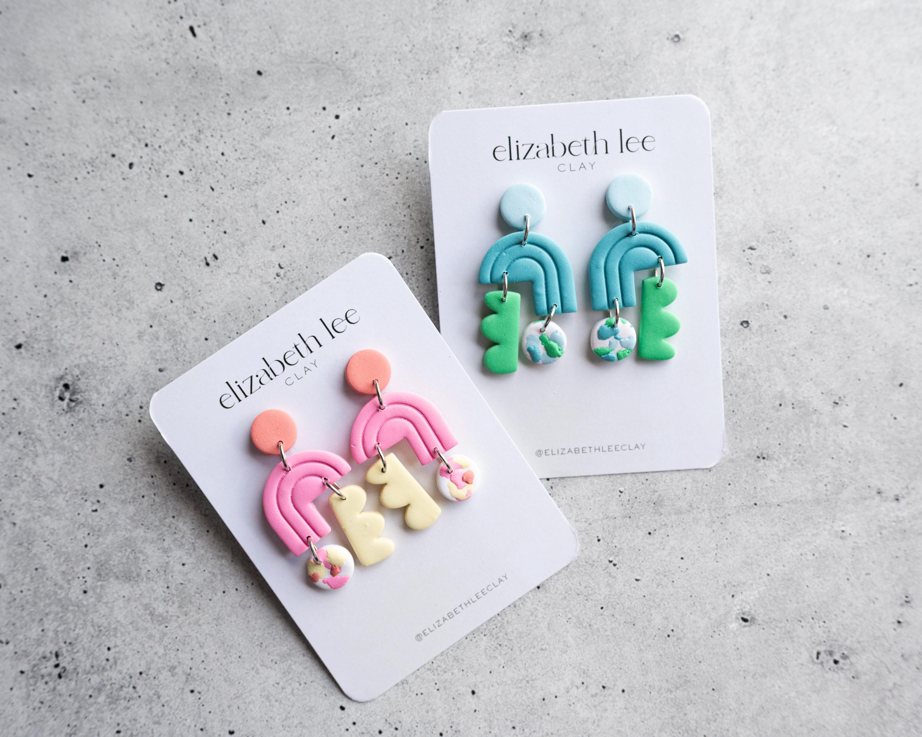 Bright Arches Dangle: Boho Polymer Clay Earring Molds