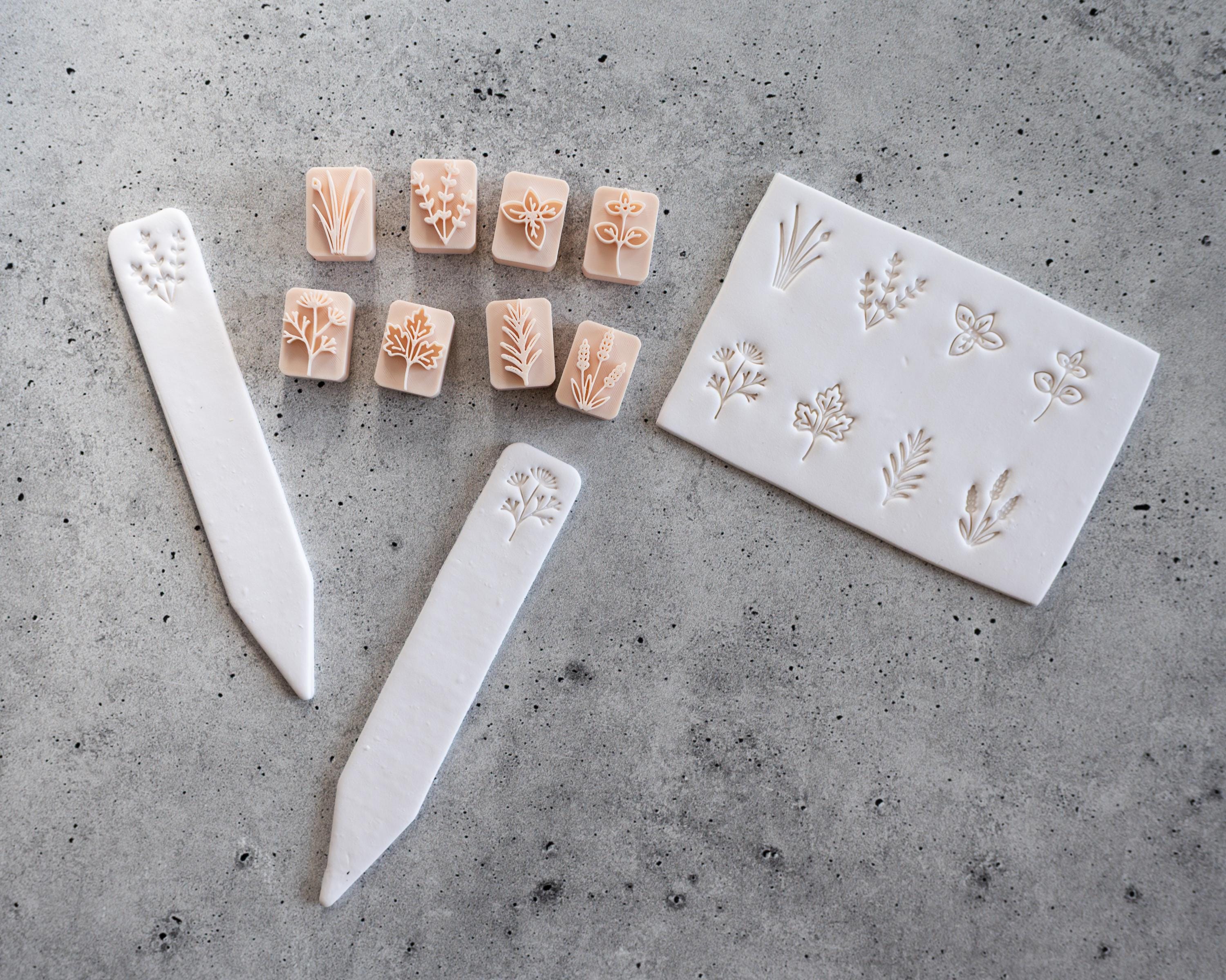 Herb Stamps - Companion to our Herb Markers - Set of 8