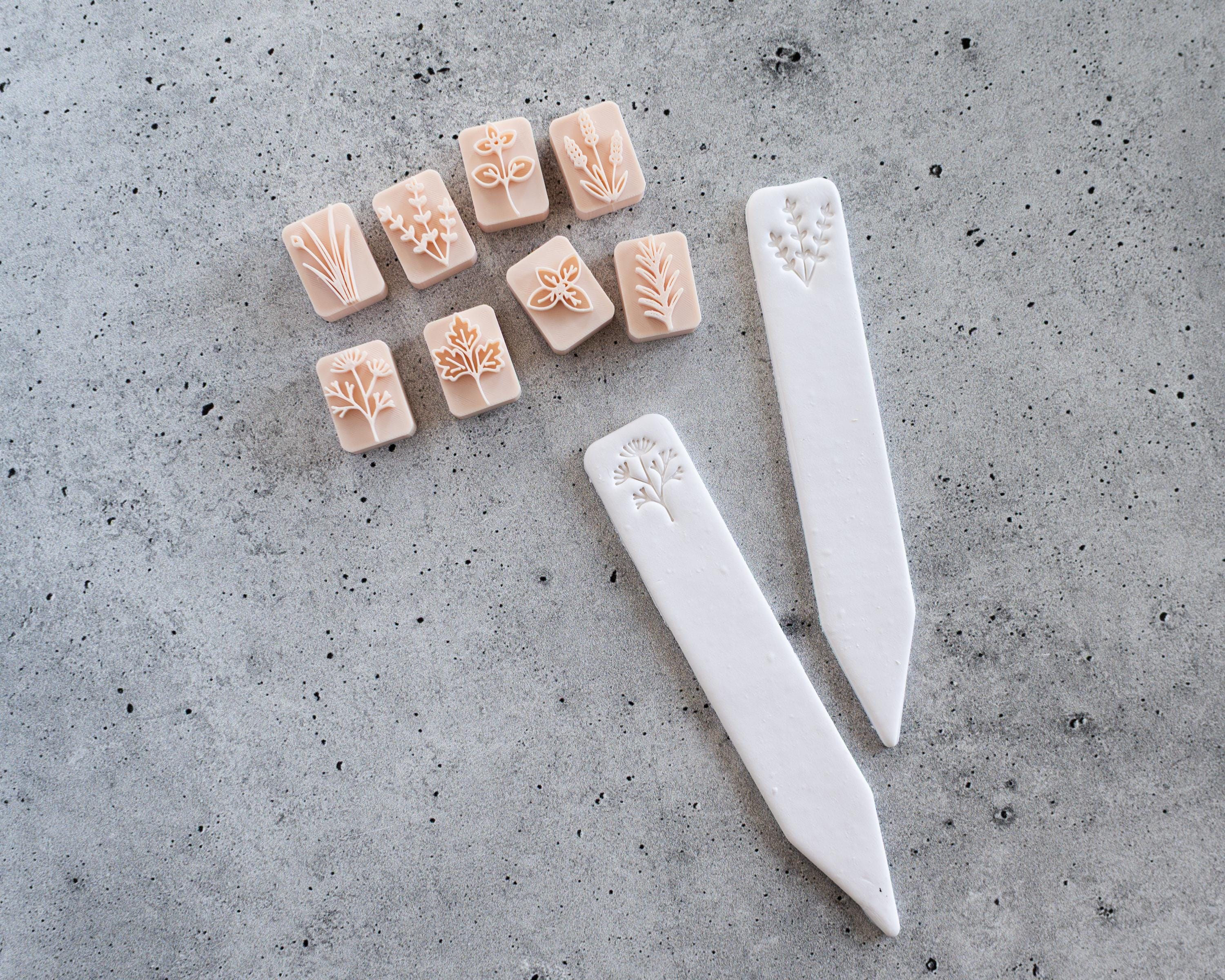 Herb Stamps - Companion to our Herb Markers - Set of 8
