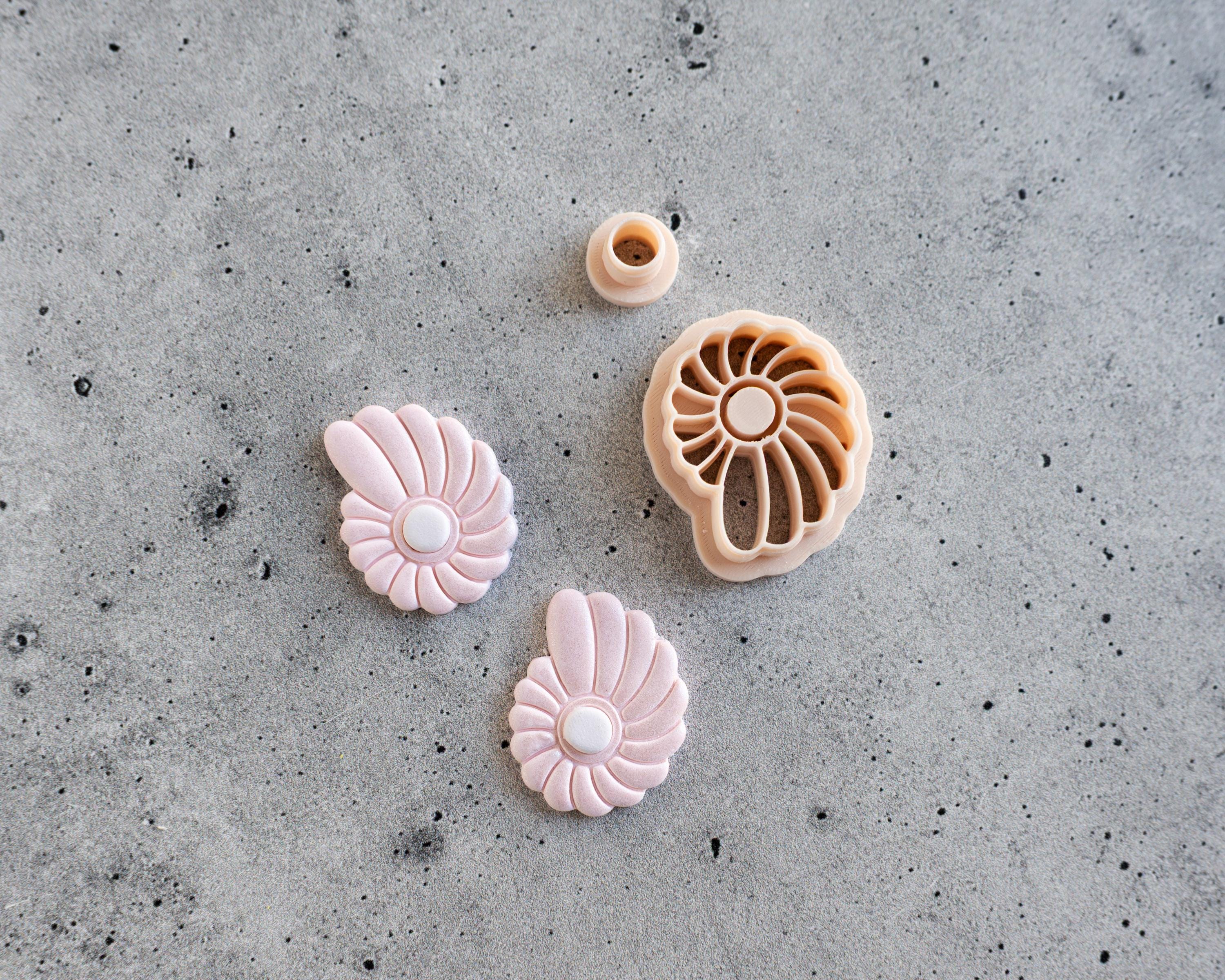 Shell Clay Cutter - 2 Piece Set