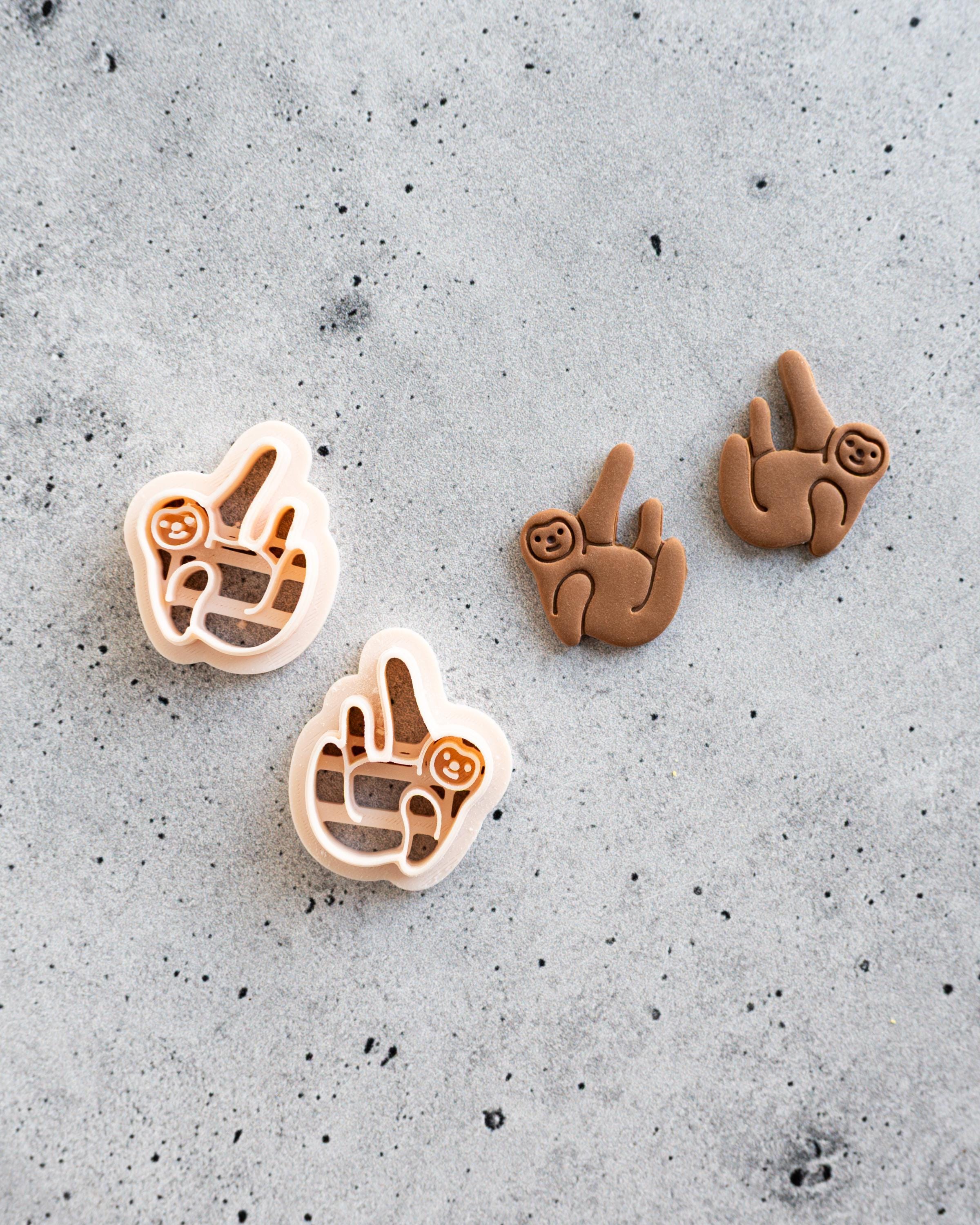 Sloth Clay Cutter - Single or Mirrored Set