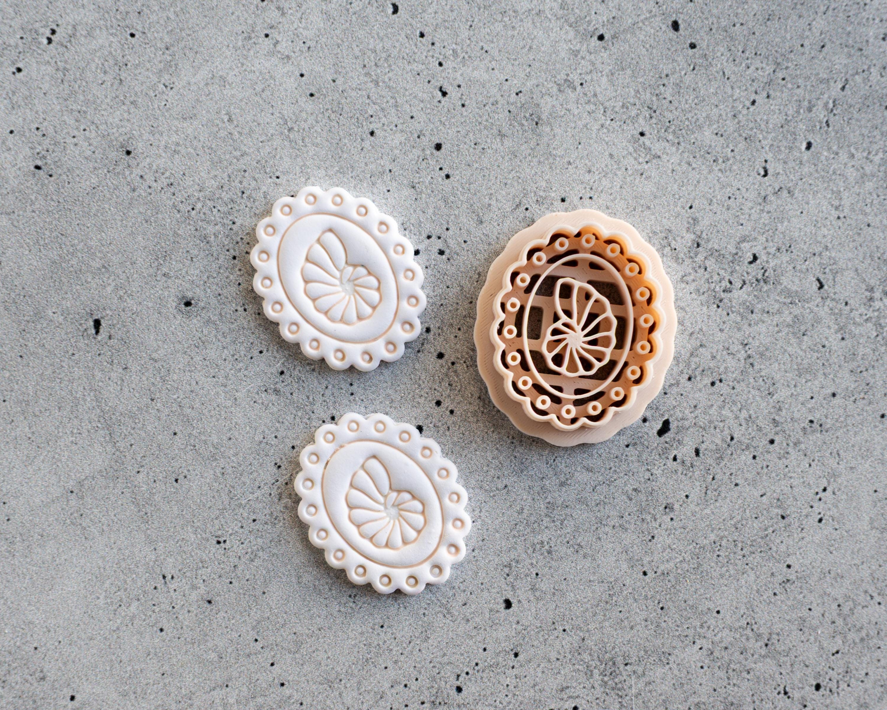 Cape Cod Shell Clay Cutter Cameo