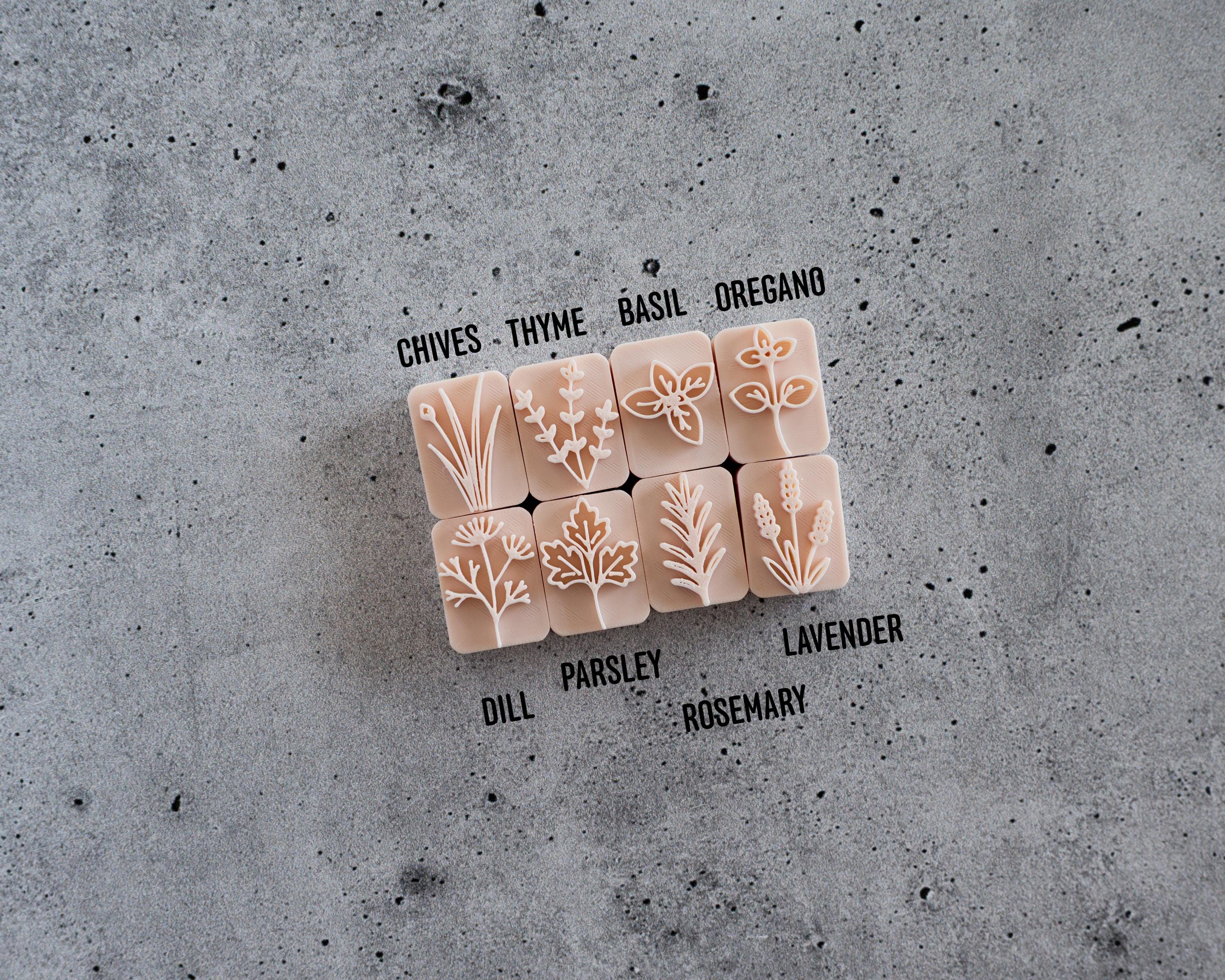 Herb Stamps - Companion to our Herb Markers - Set of 8