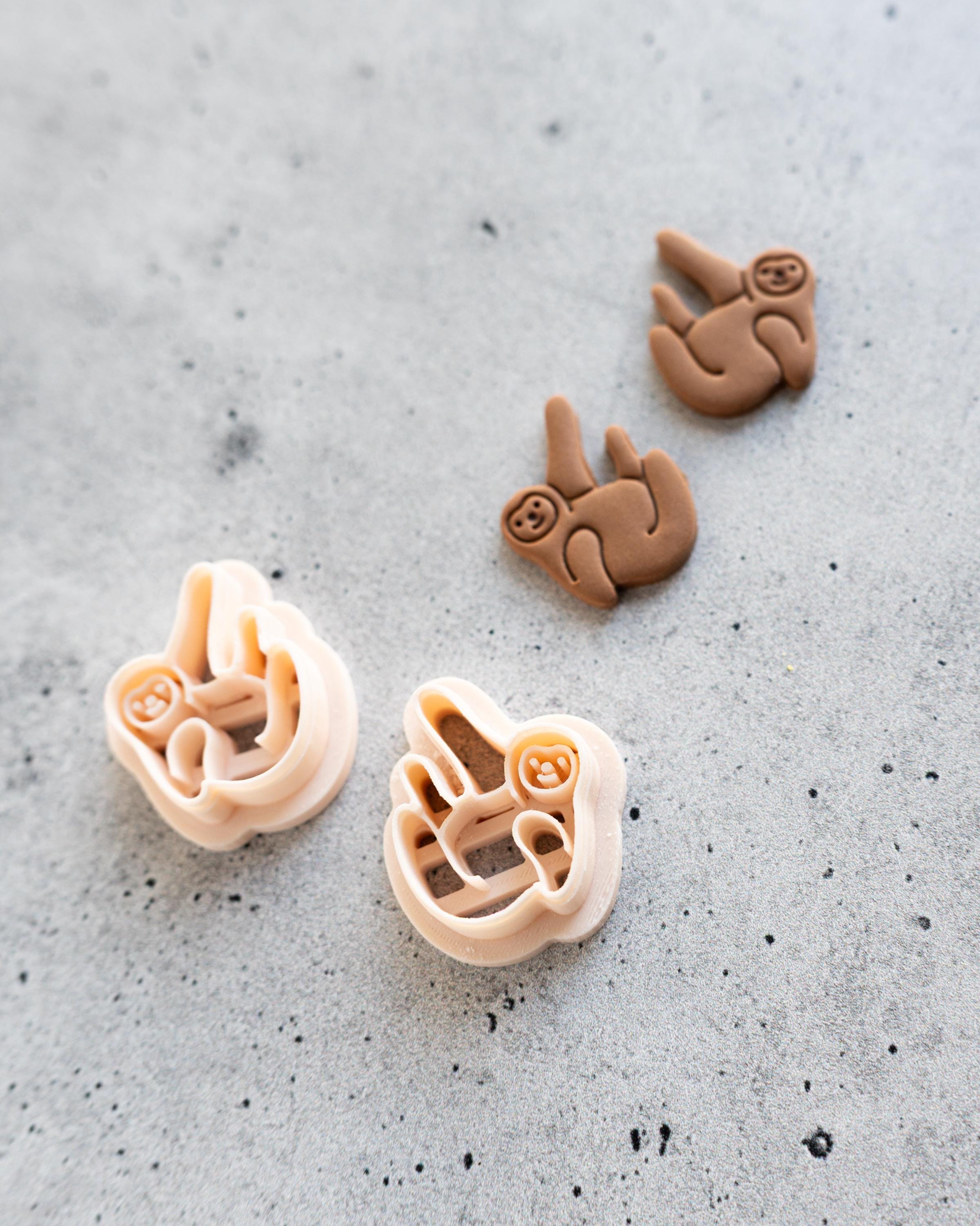 Sloth Clay Cutter - Single or Mirrored Set