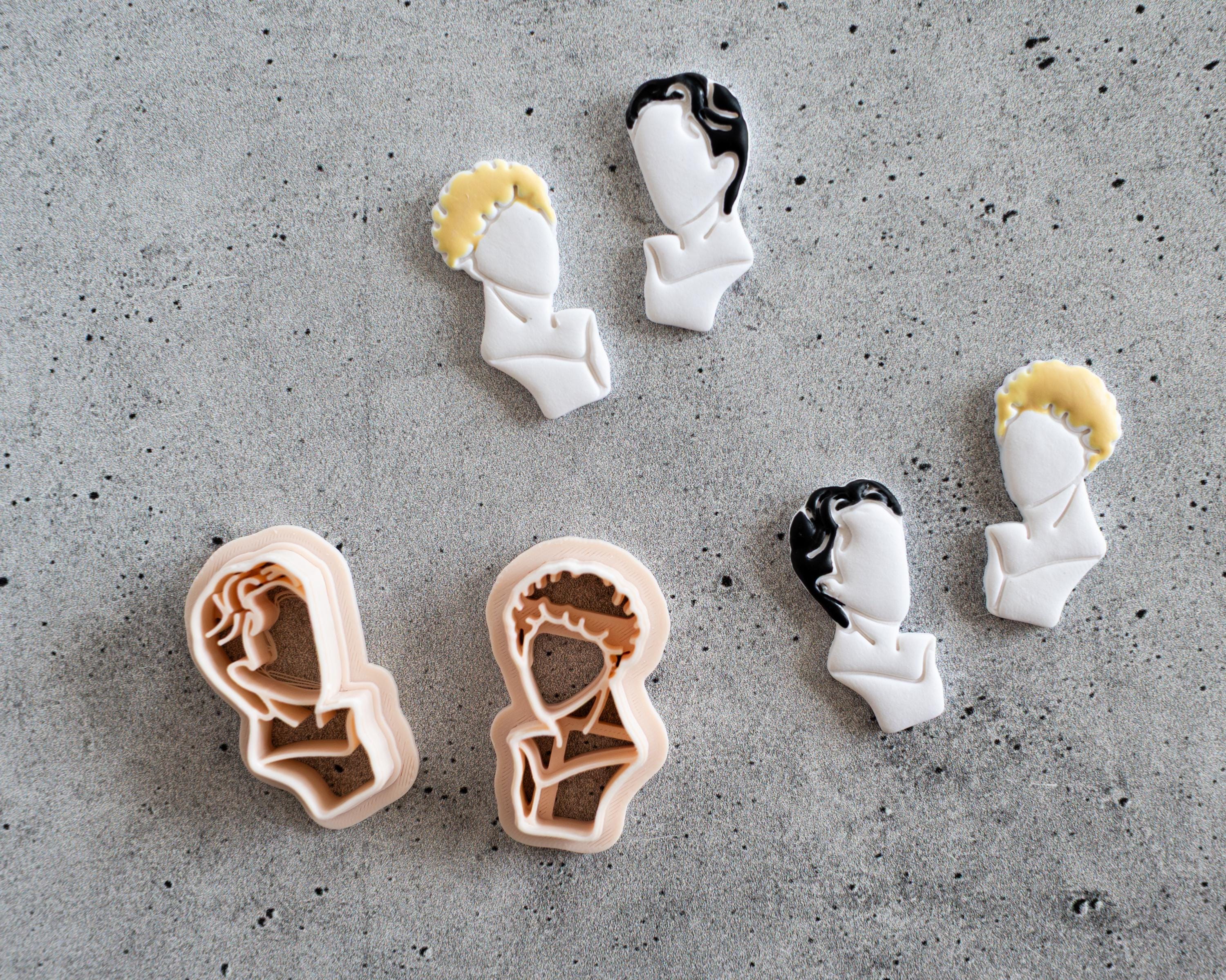 Greek Bust - Embossed Clay Cutter - Shane and Ilya Dupes