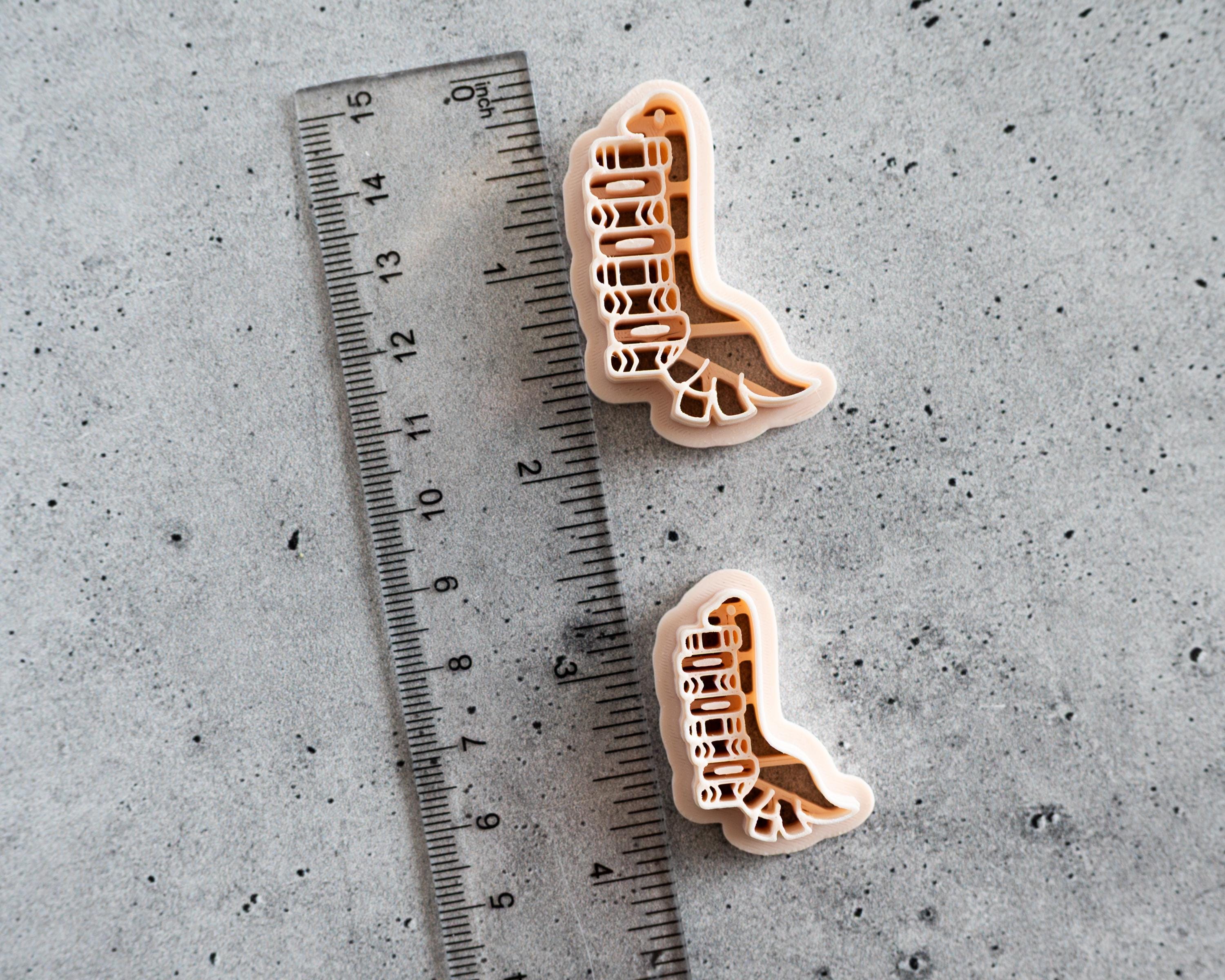 Dinosaur Carrying Books Clay Cutter