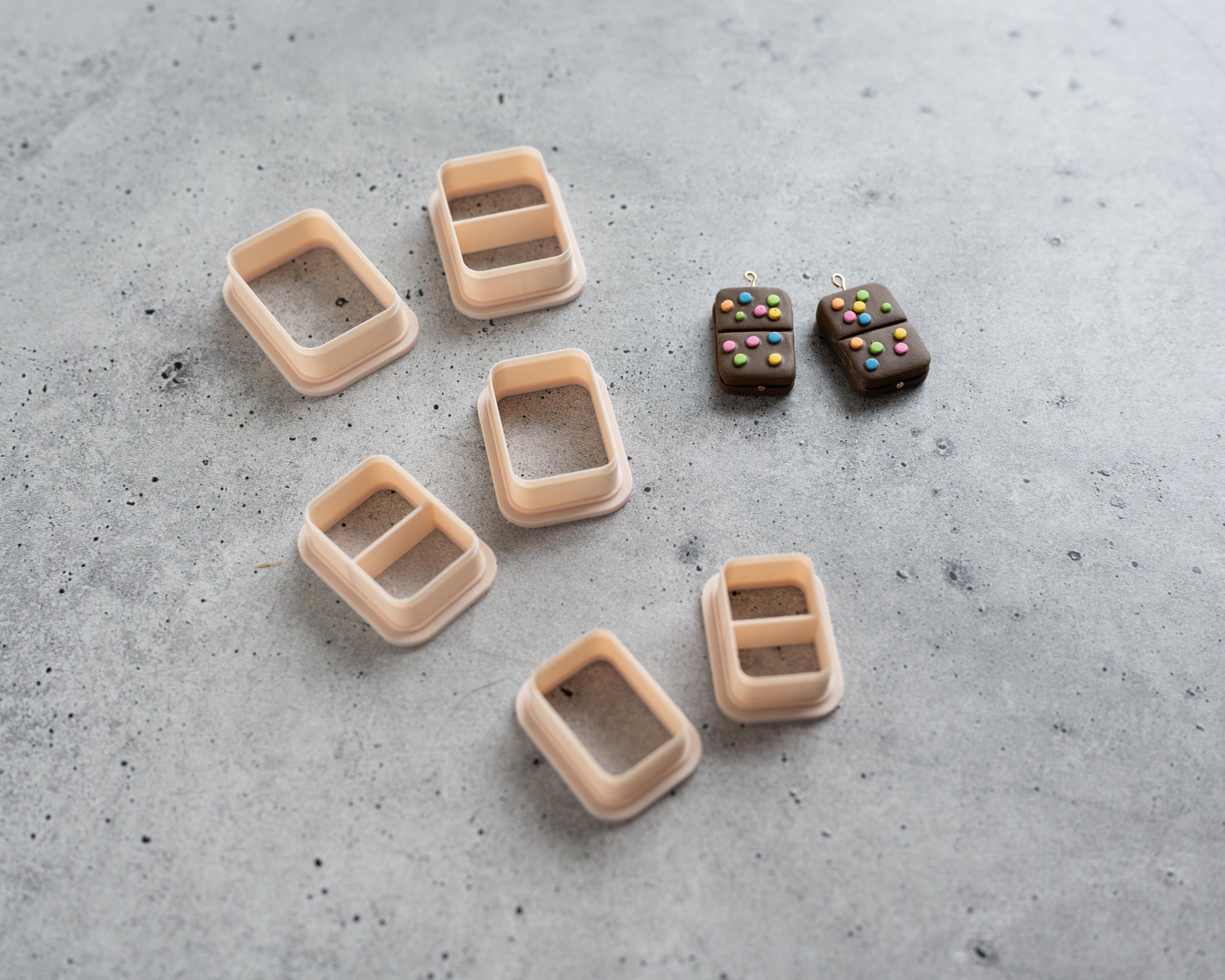 Brownie - 2 Piece Clay Cutter Set