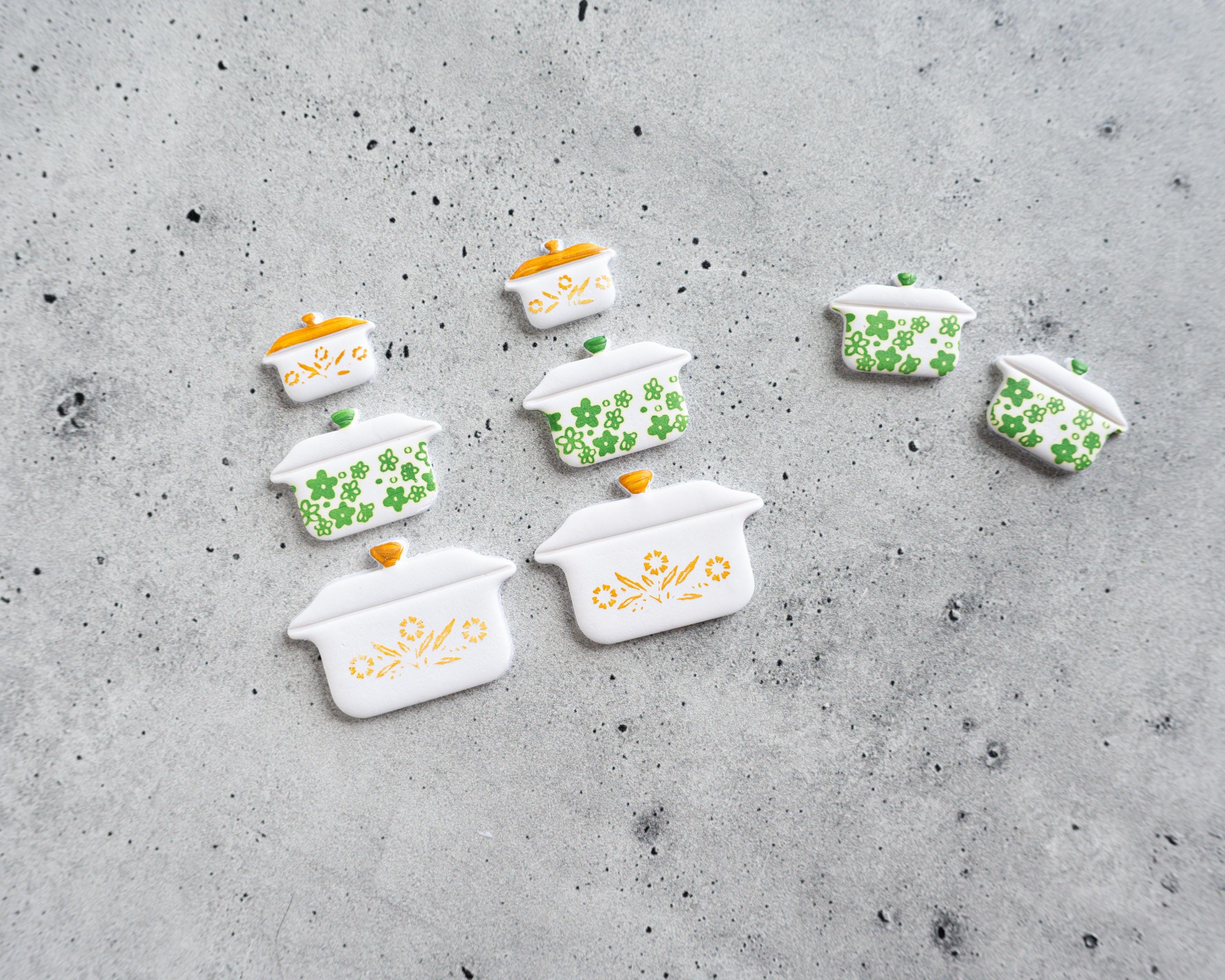 Casserole Dish Clay Cutter, Polymer Clay Earring Cutters