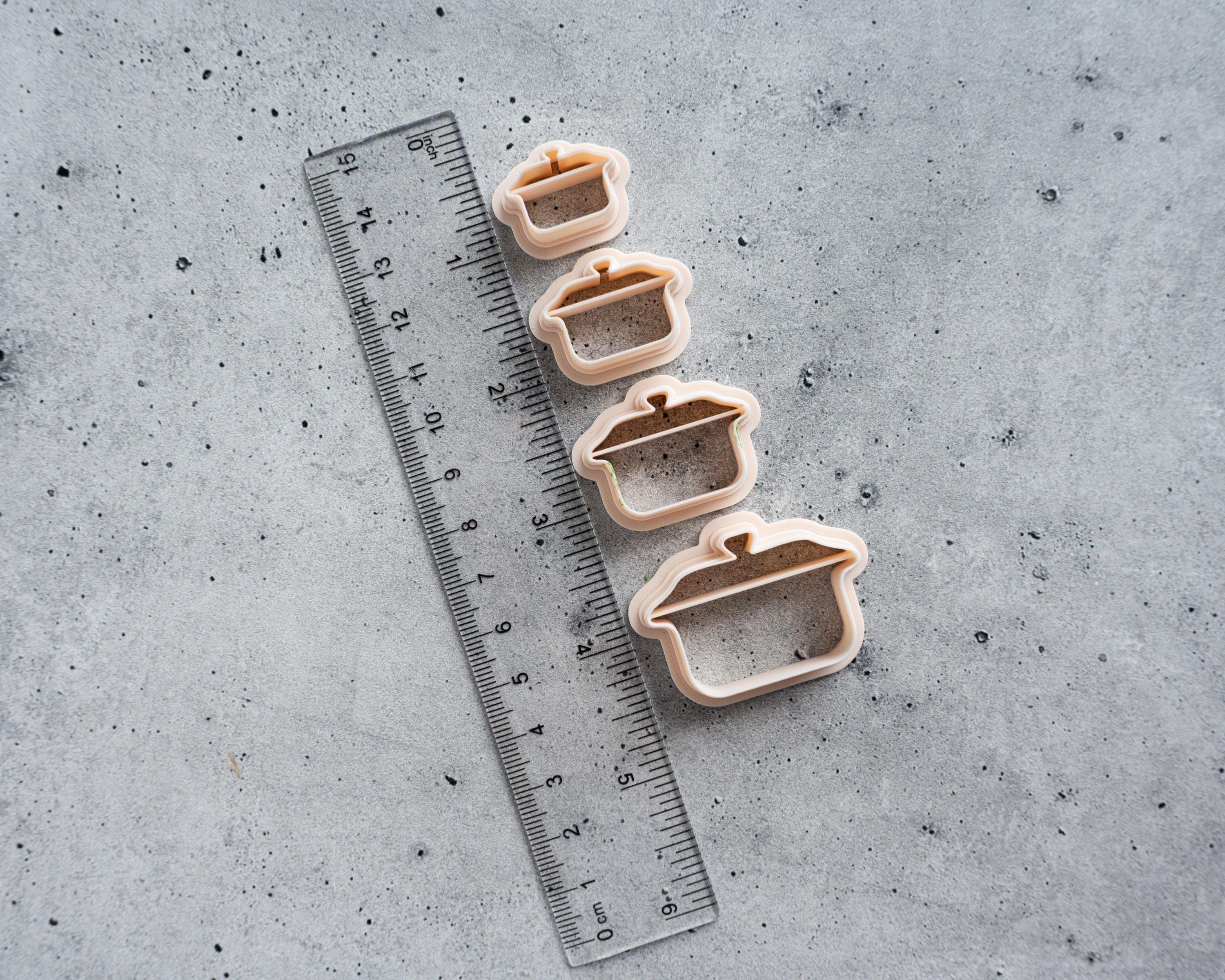 Casserole Dish Clay Cutter, Polymer Clay Earring Cutters