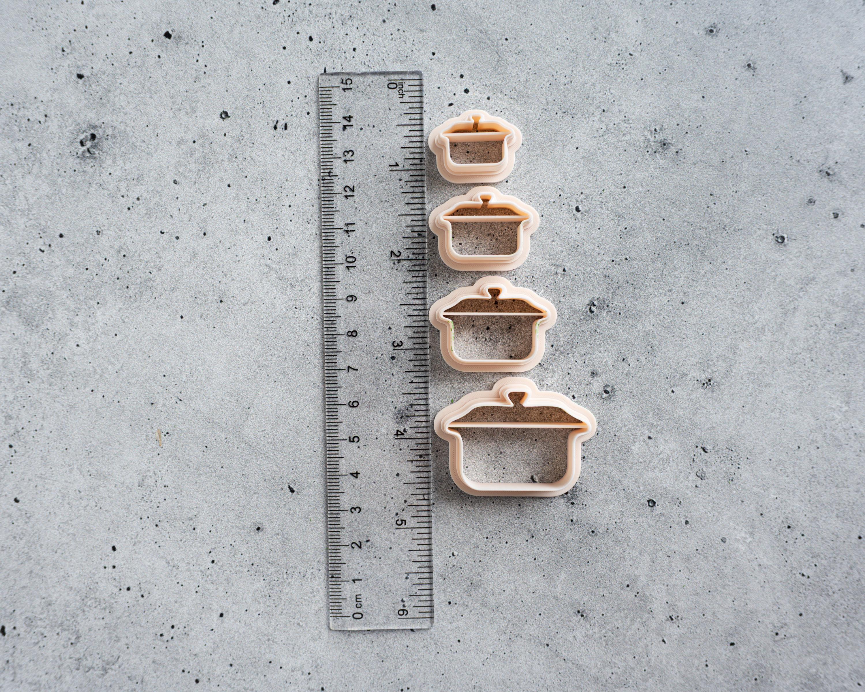 Casserole Dish Clay Cutter, Polymer Clay Earring Cutters