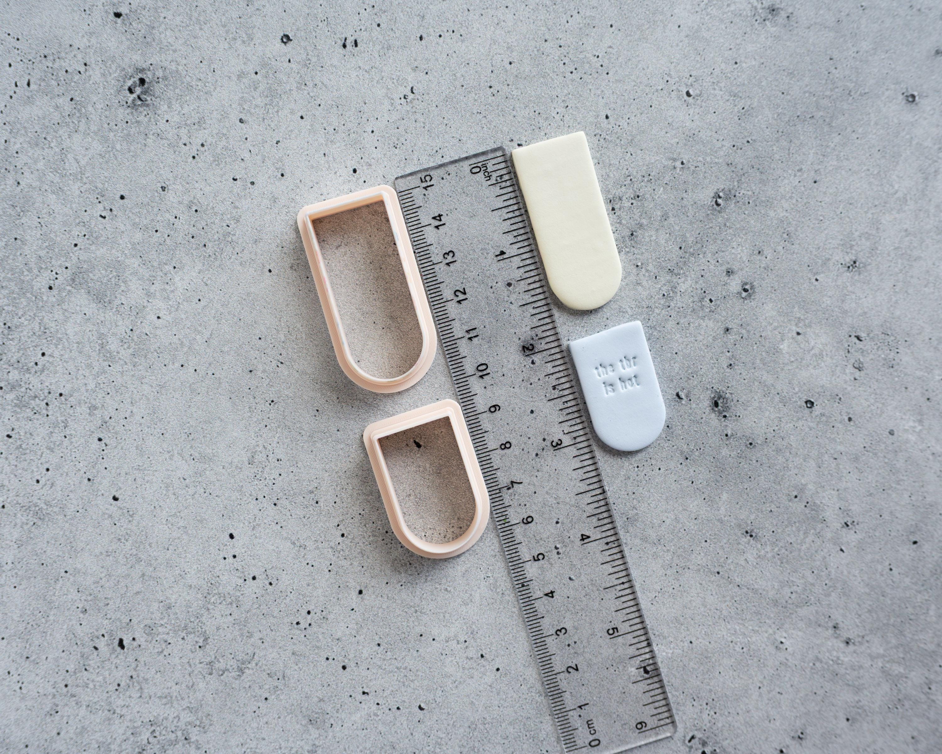 Page Bookmarks - Short Page Bookmark Clay Cutters for Bookish Fans
