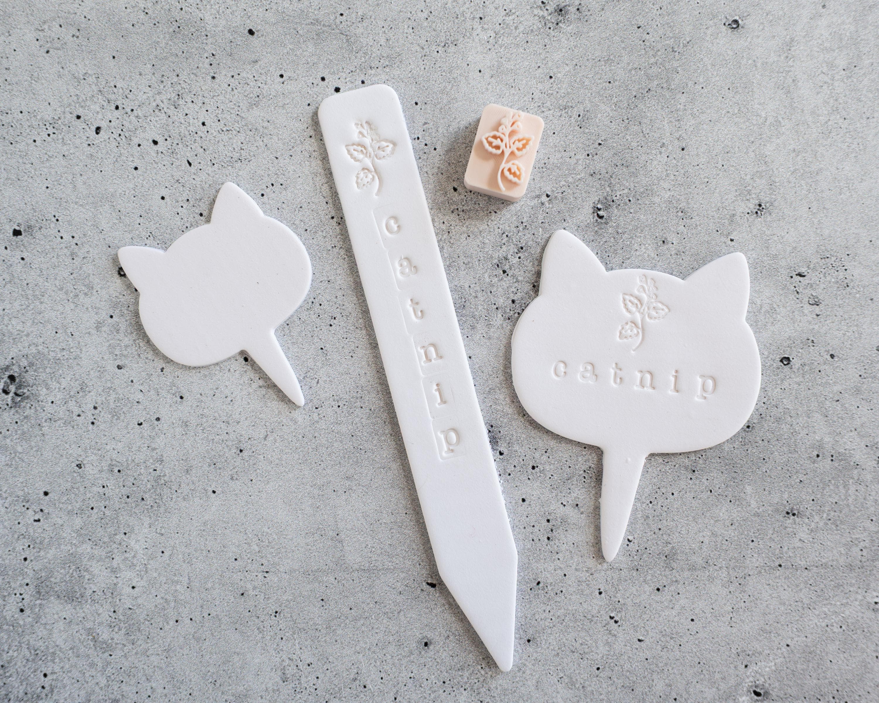 Charcuterie, Garden or Herb Marker - Clay Cutter