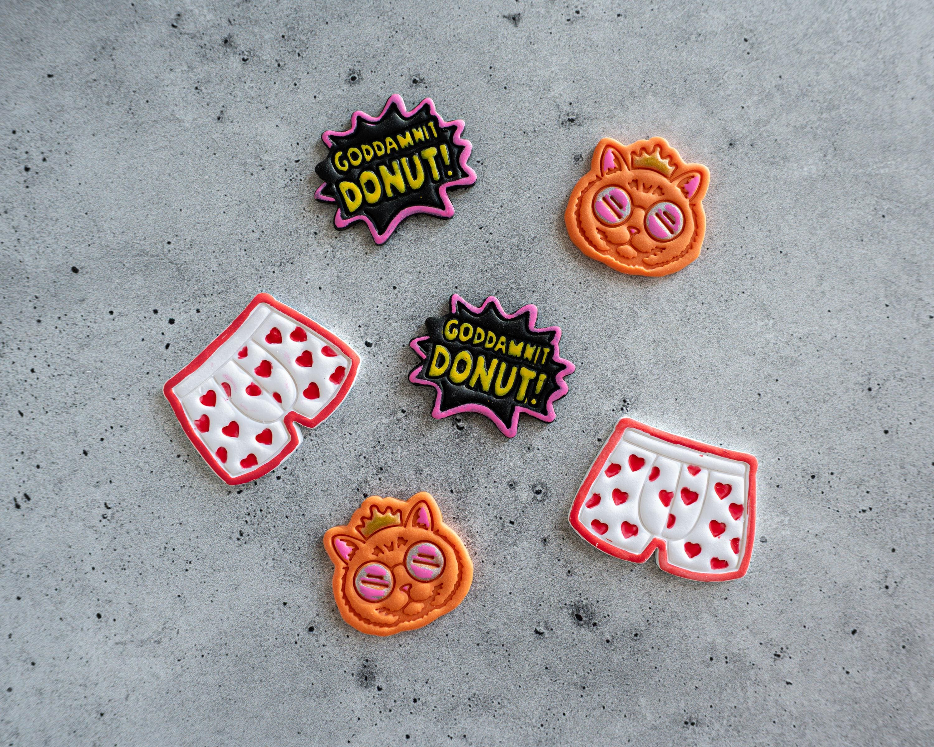 DCC Fan Faves - Donut, Boxers and Exclamation
