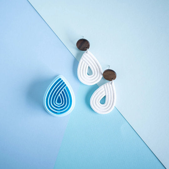 Embossed Teardrop Dangle - The Coco ** BEST SELLER **